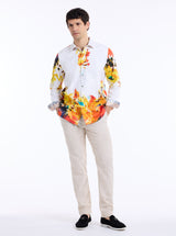 LIMITED EDITION PALETTE ROYAL LONG SLEEVE BUTTON DOWN SHIRT