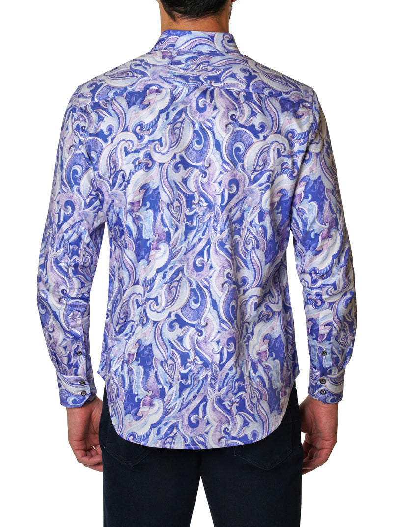 GIBBS LONG SLEEVE BUTTON DOWN SHIRT