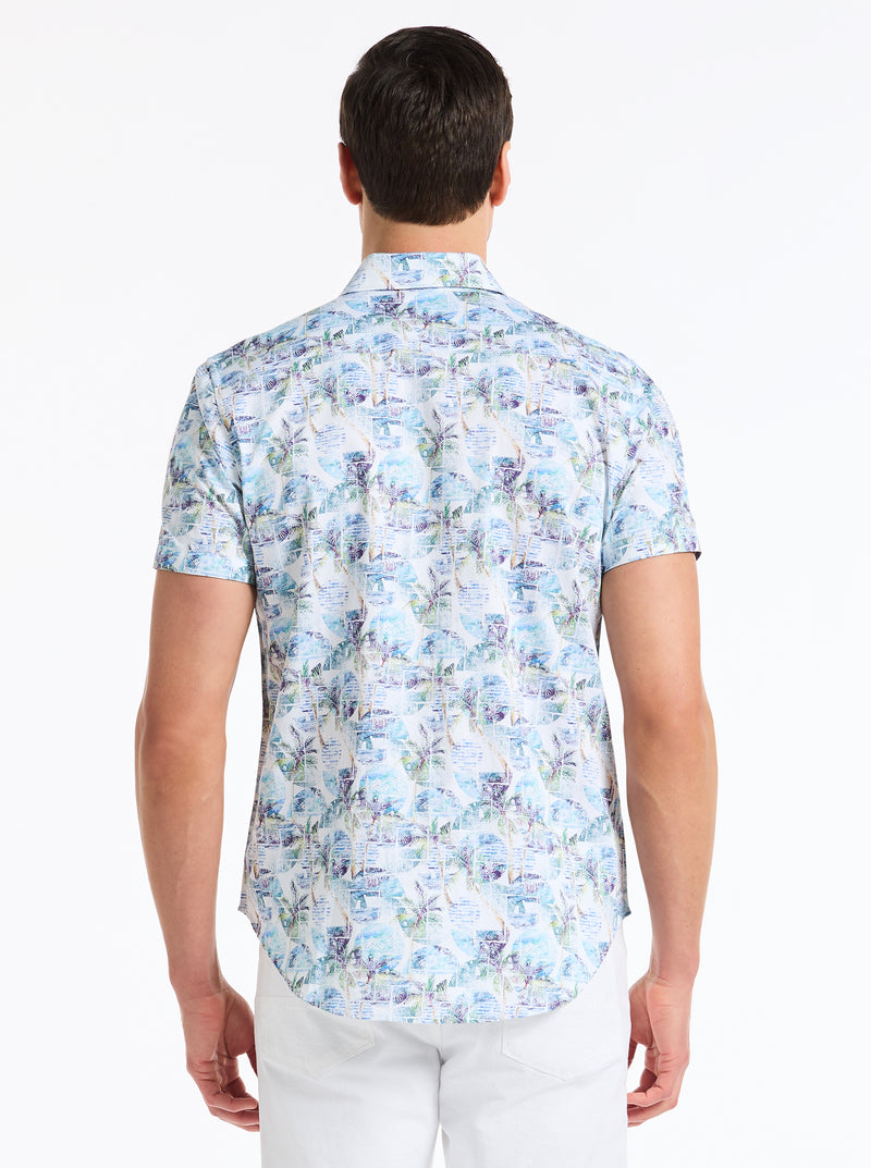 MONROE SHORT SLEEVE BUTTON DOWN SHIRT
