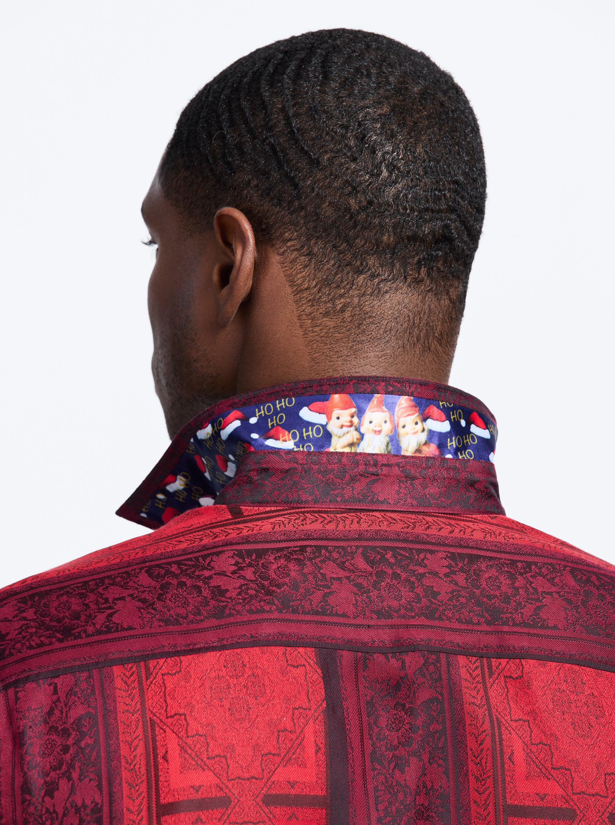 LIMITED EDITION CRIMSON CHEER LONG SLEEVE BUTTON DOWN SHIRT