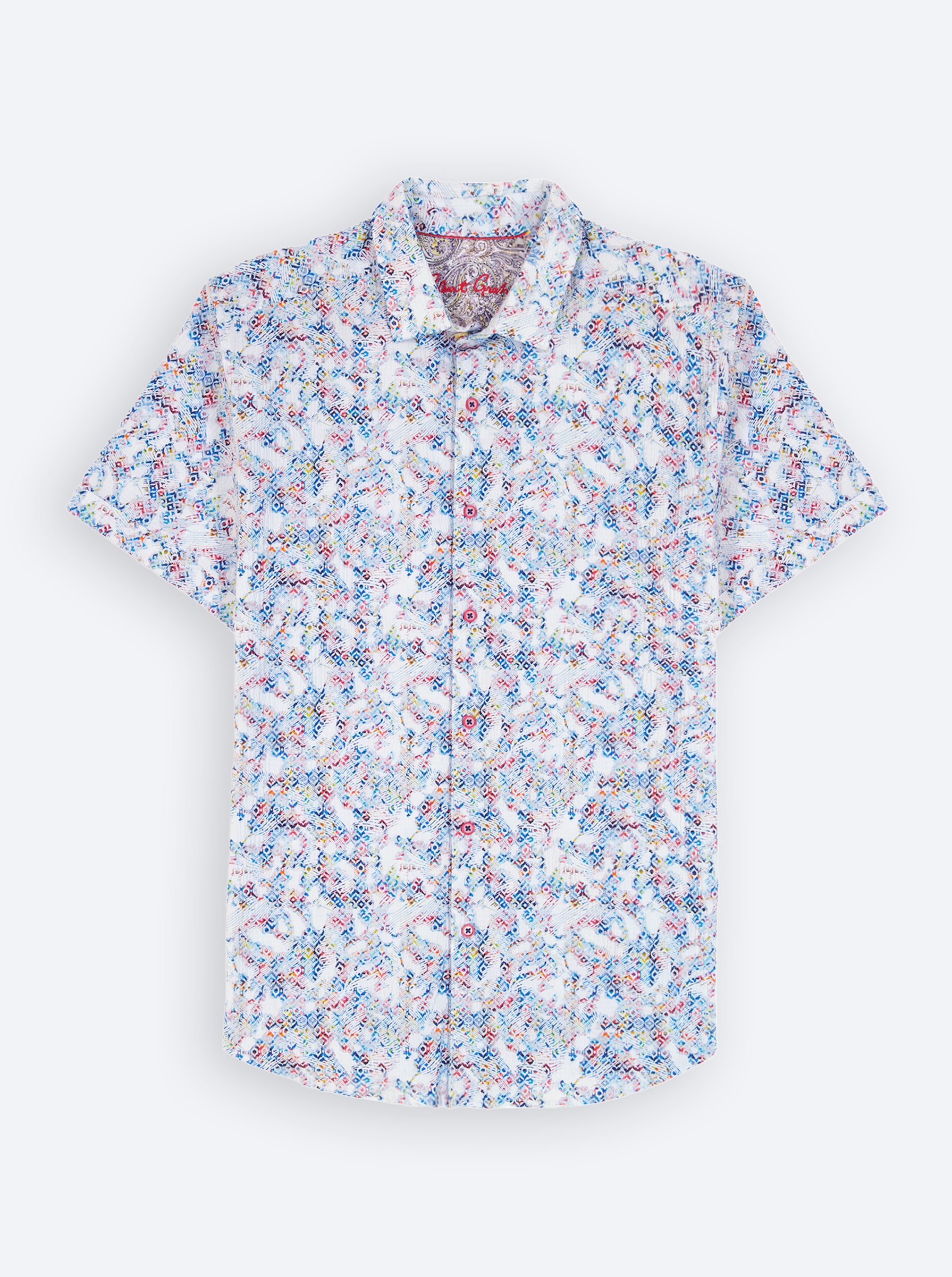 ELGAR SHORT SLEEVE BUTTON DOWN SHIRT