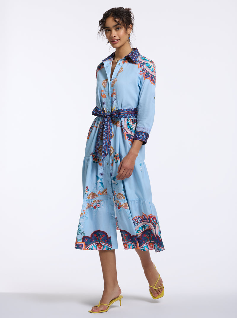 PIA 3/4 SLEEVE DRESS