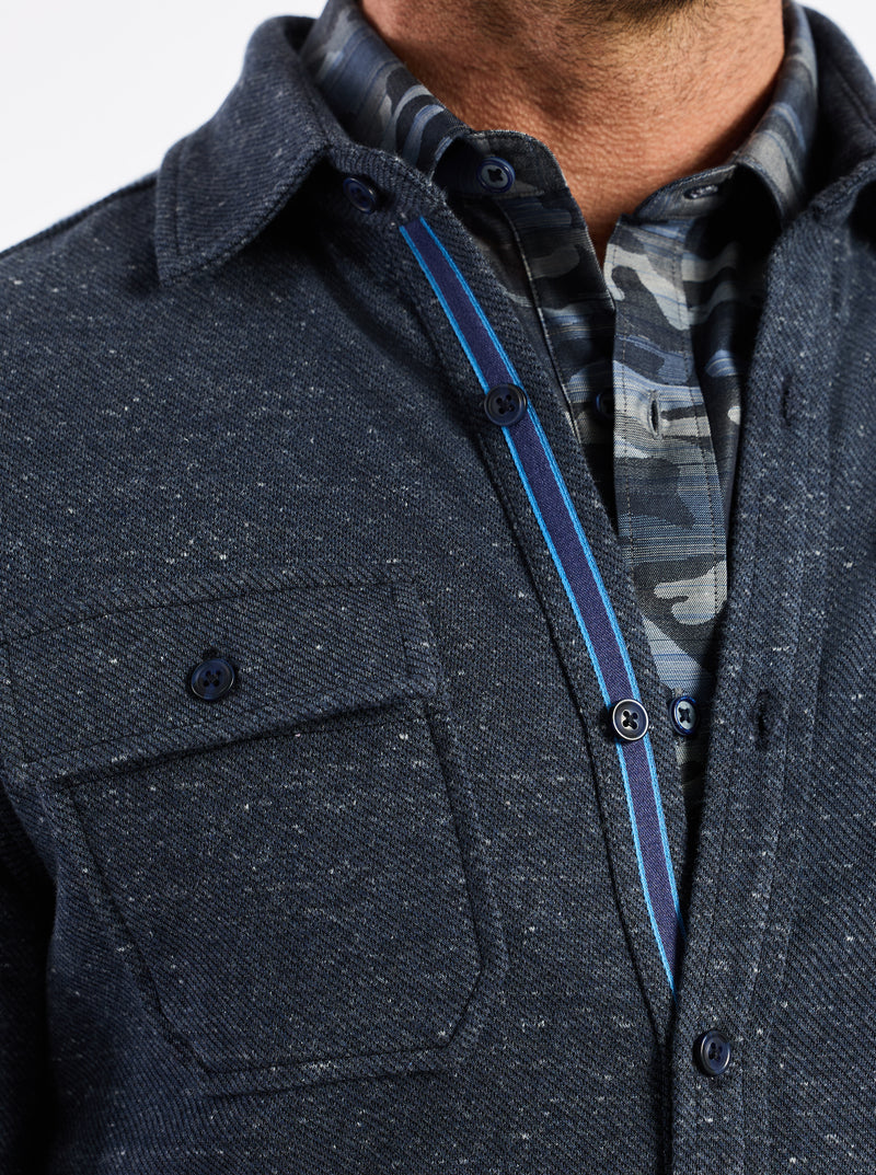 VIGANO LONG SLEEVE KNIT SHIRT