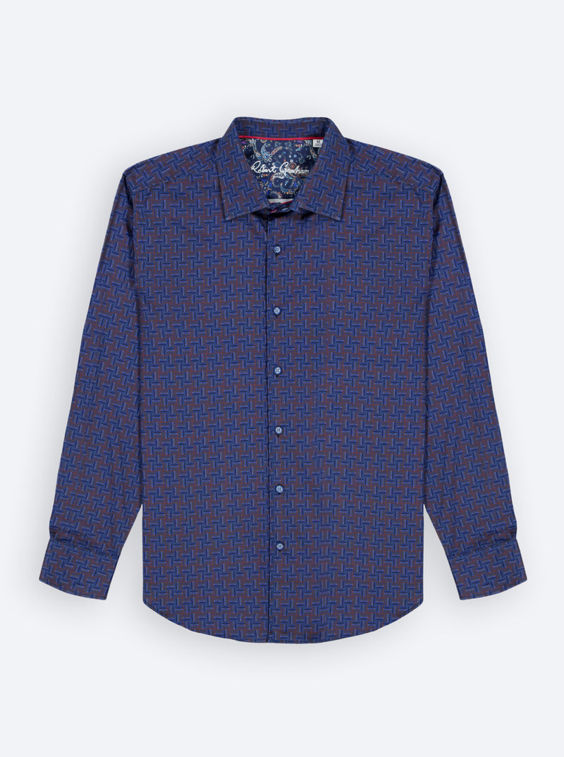 TALBOT LONG SLEEVE BUTTON DOWN SHIRT