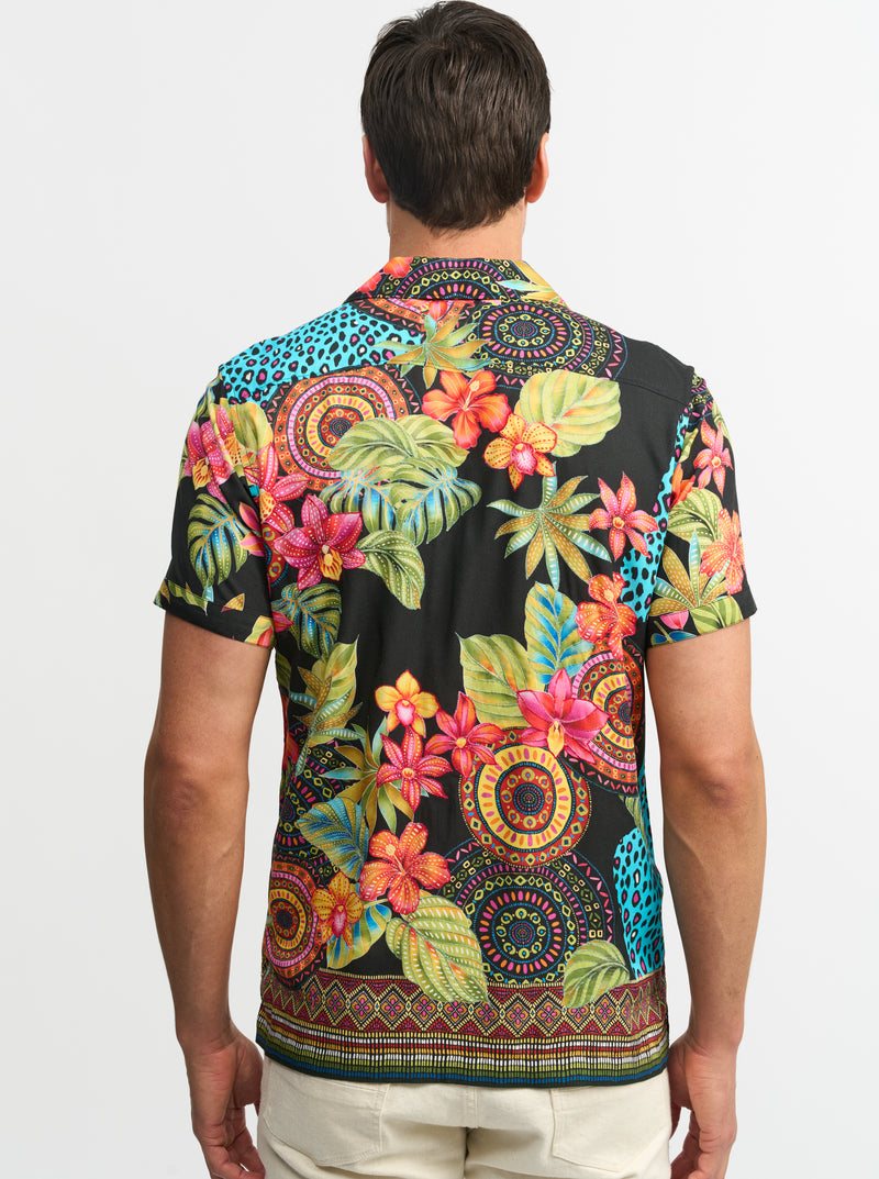 BURMA SHORT SLEEVE BUTTON DOWN SHIRT