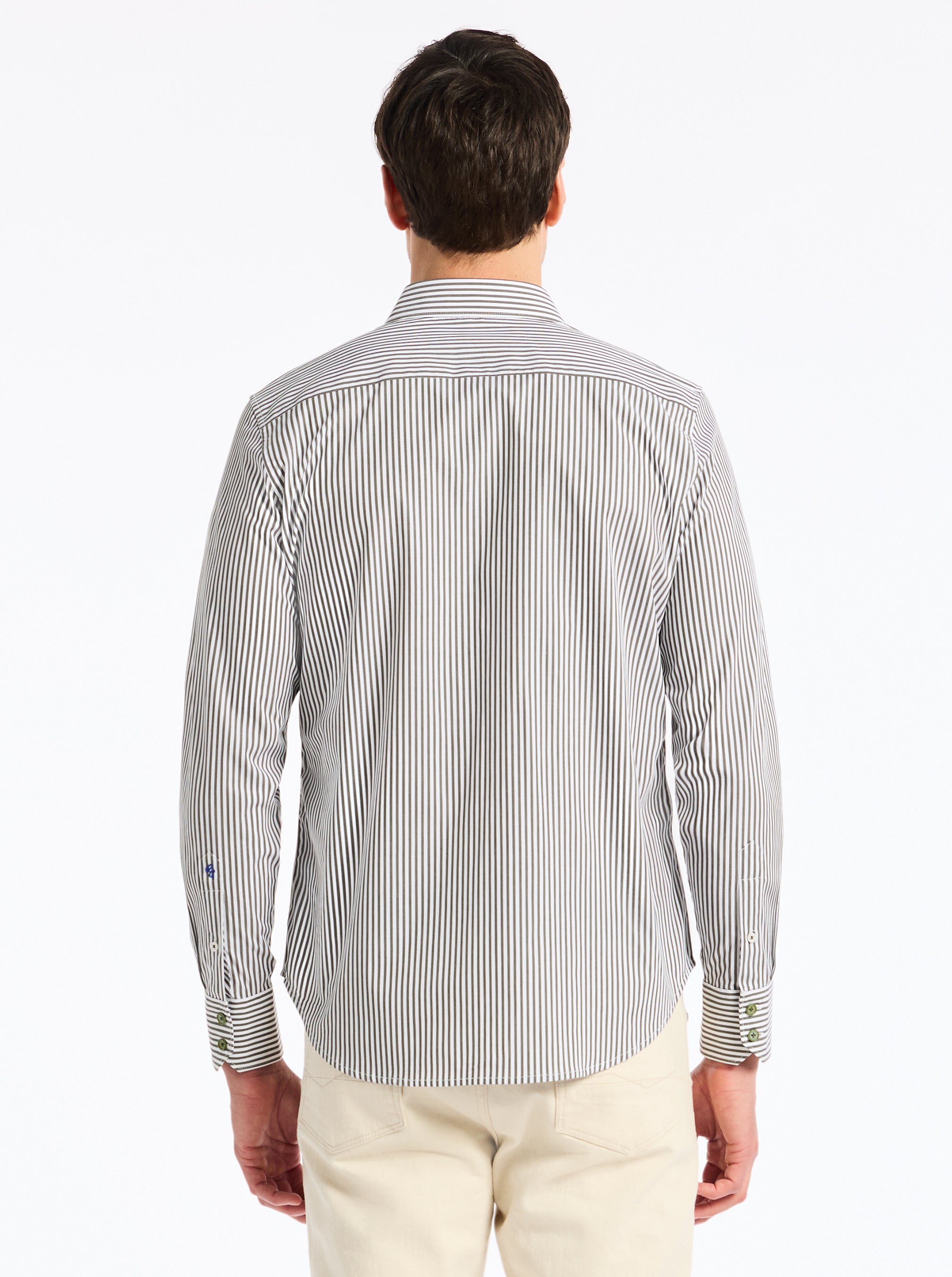 GREENWICH LONG SLEEVE BUTTON DOWN SHIRT