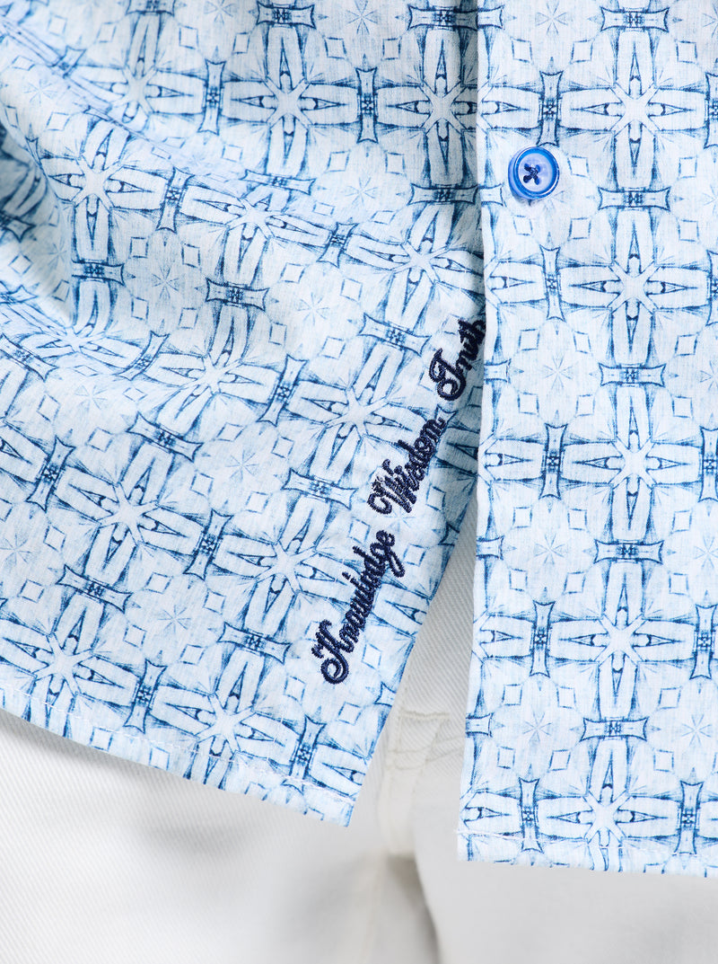 MADAGASCAR SHORT SLEEVE BUTTON DOWN SHIRT