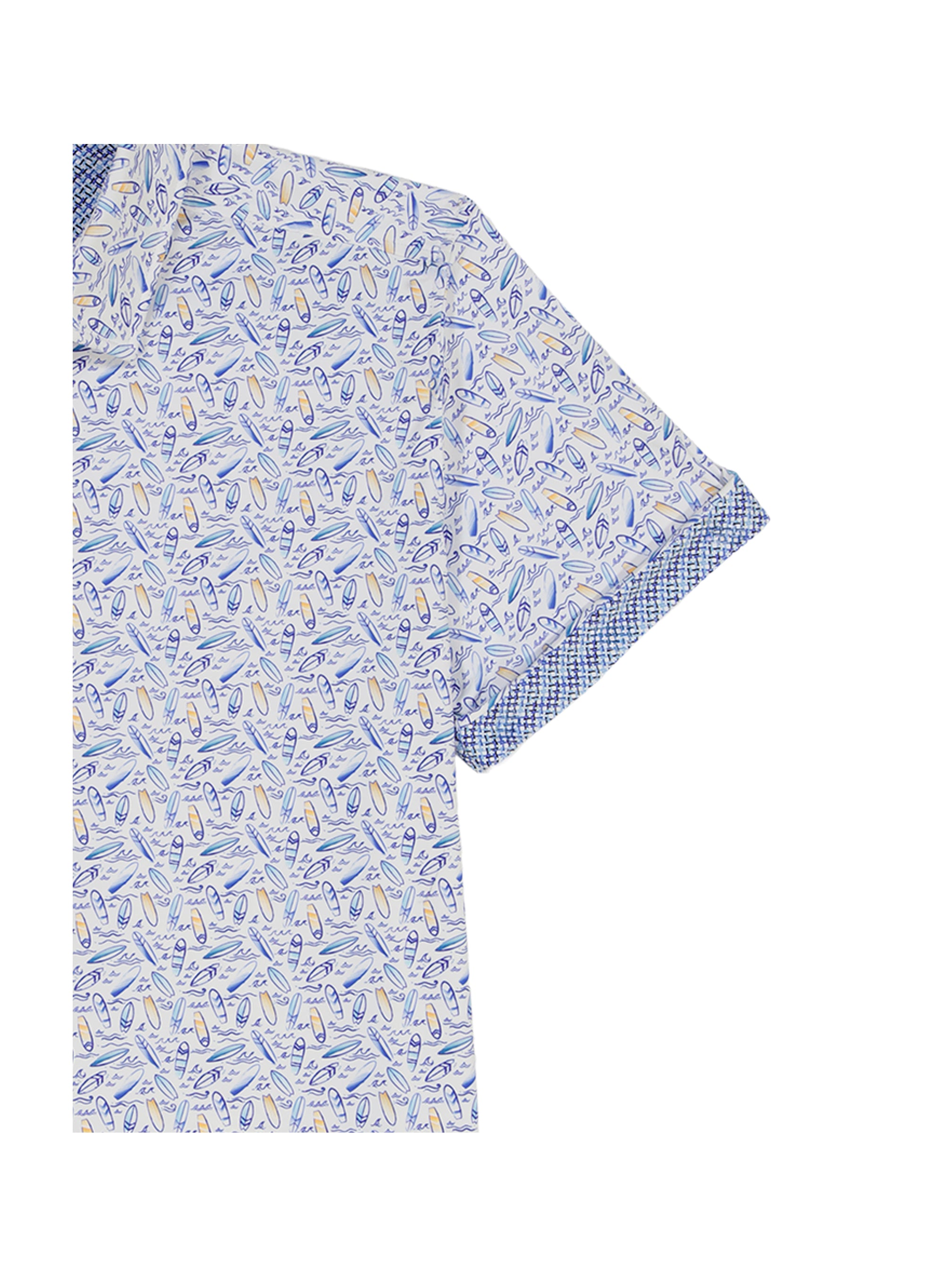 RIPTIDE SHORT SLEEVE BUTTON DOWN SHIRT