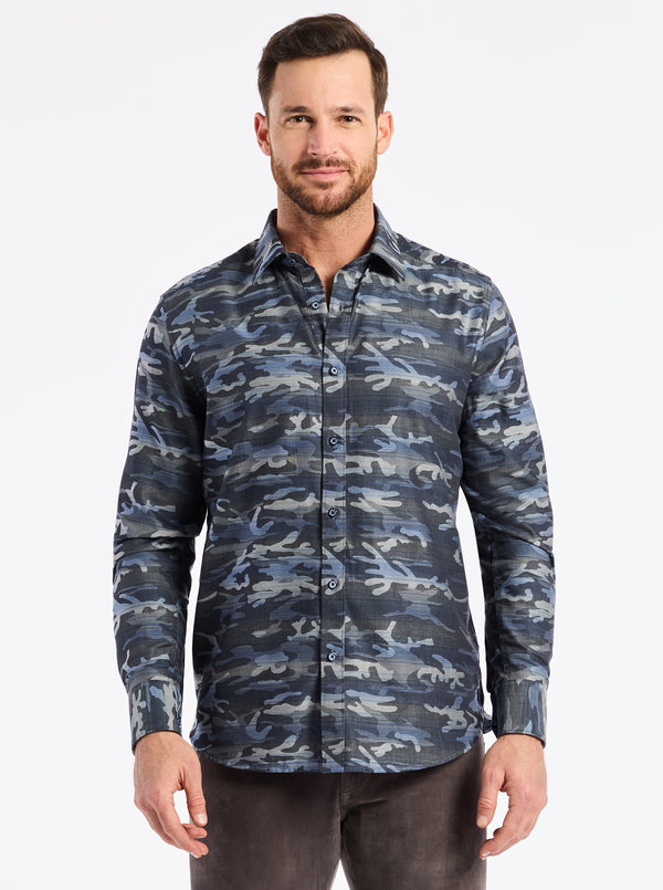 HARRINGTON LONG SLEEVE BUTTON DOWN SHIRT
