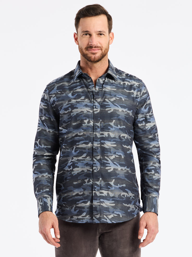 HARRINGTON LONG SLEEVE BUTTON DOWN SHIRT