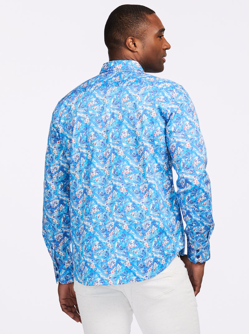 MARSTON LONG SLEEVE BUTTON DOWN SHIRT