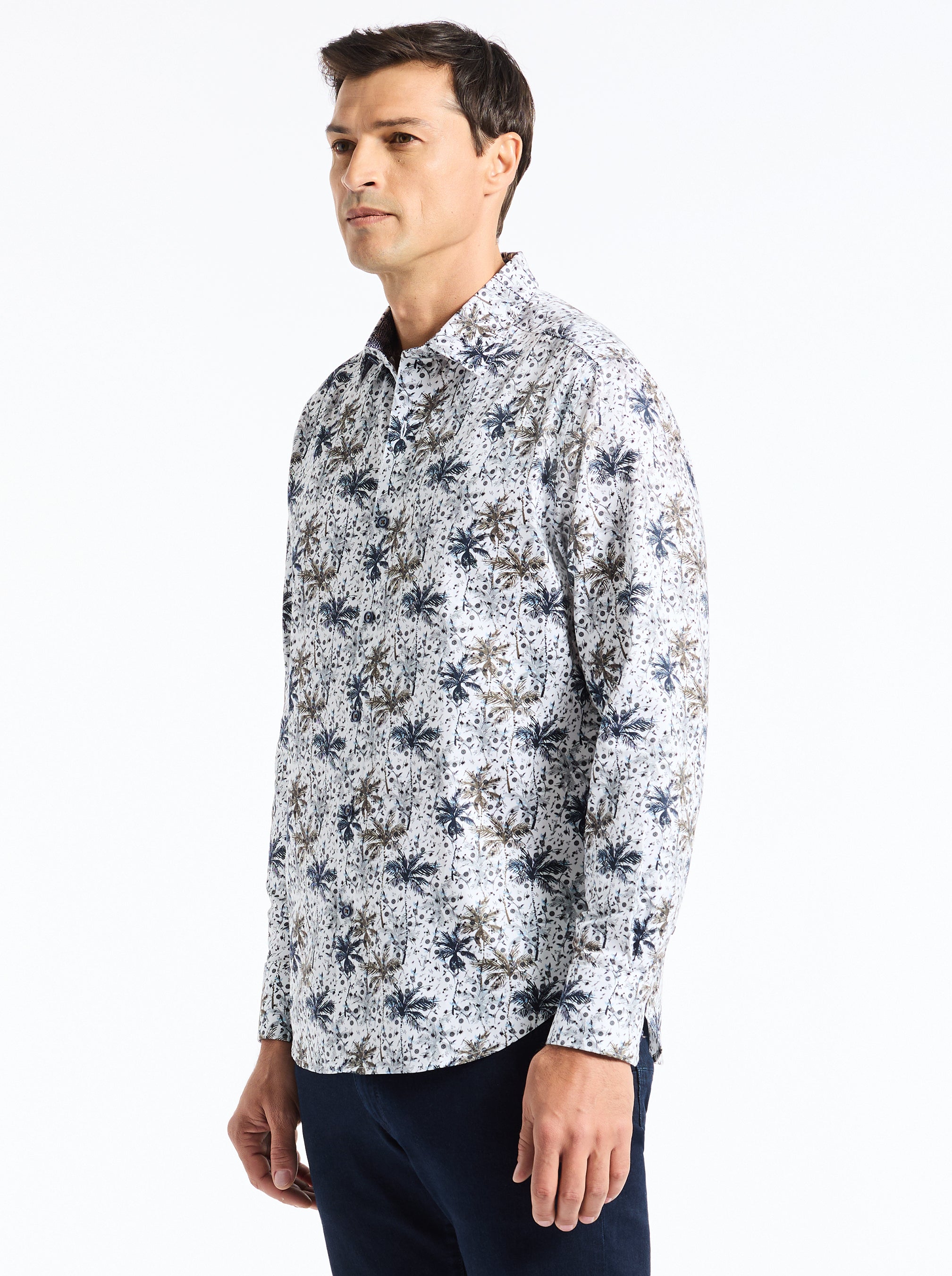XAVIER LONG SLEEVE BUTTON DOWN SHIRT