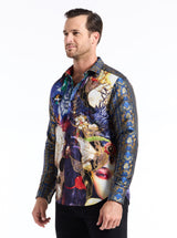 LIMITED EDITION RILEY'S LOBO LONG SLEEVE BUTTON DOWN SHIRT