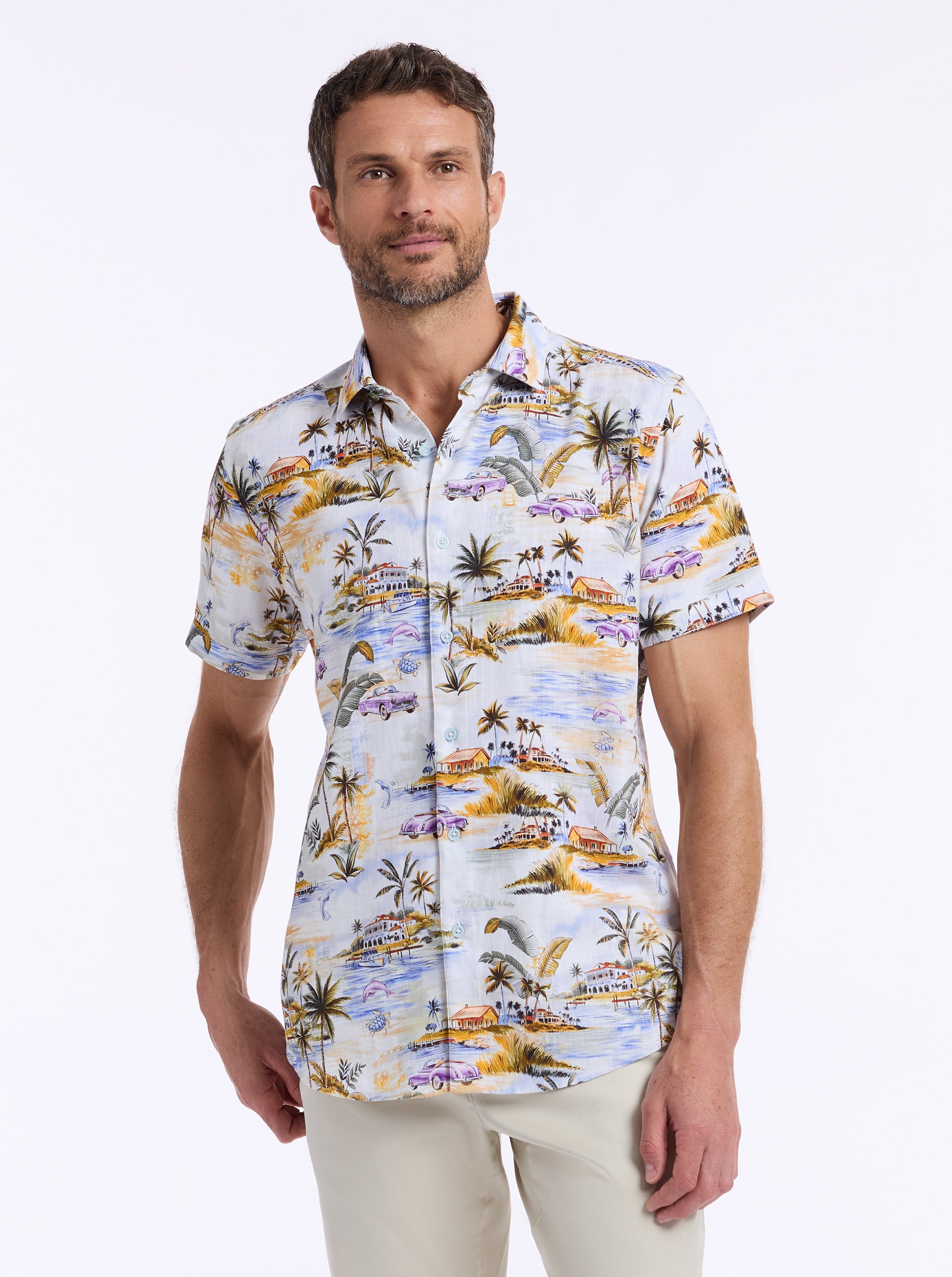 CURTIS SHORT SLEEVE BUTTON DOWN SHIRT
