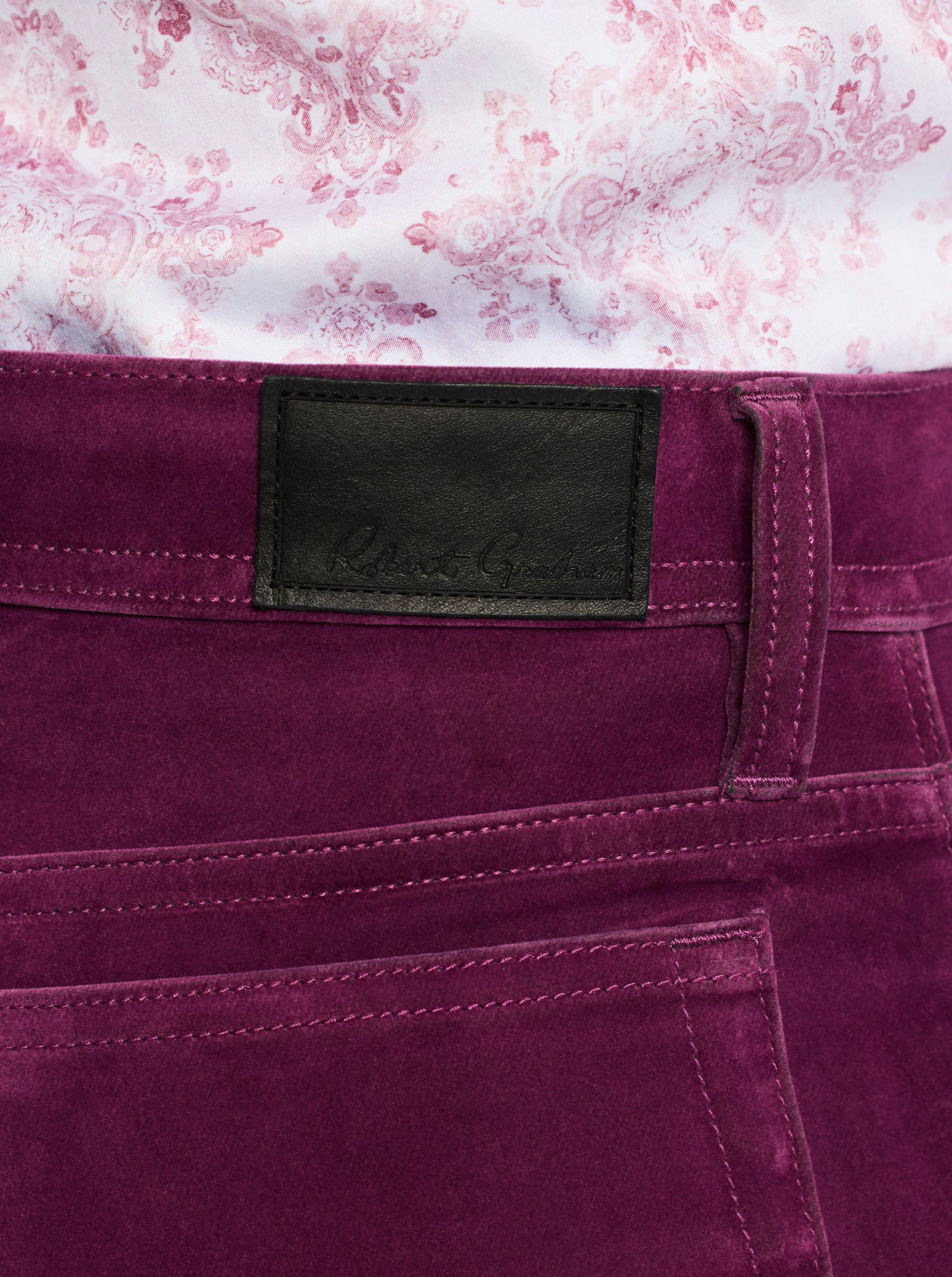 Robert Graham Hill Of Tara Woven Denim Pant - Black, Stretch Denim, Men's Jeans - View #4