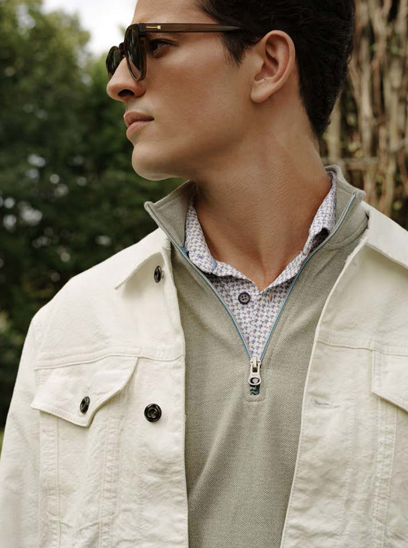 HOBSON LONG SLEEVE KNIT SHIRT