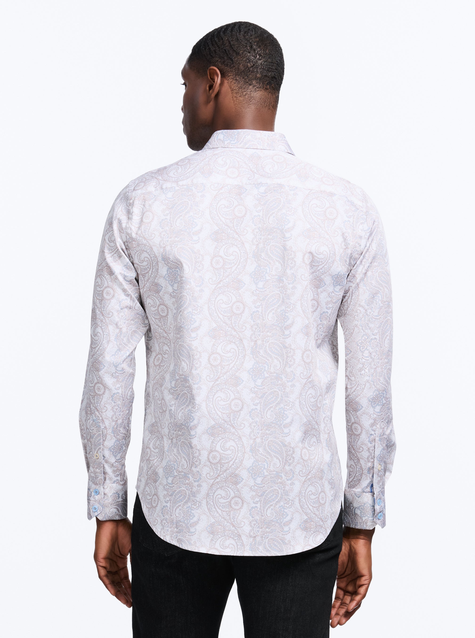 AUBERRY LONG SLEEVE BUTTON DOWN SHIRT