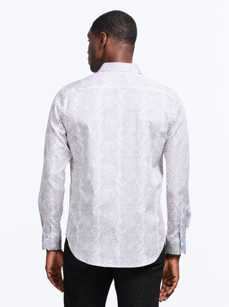 AUBERRY LONG SLEEVE BUTTON DOWN SHIRT