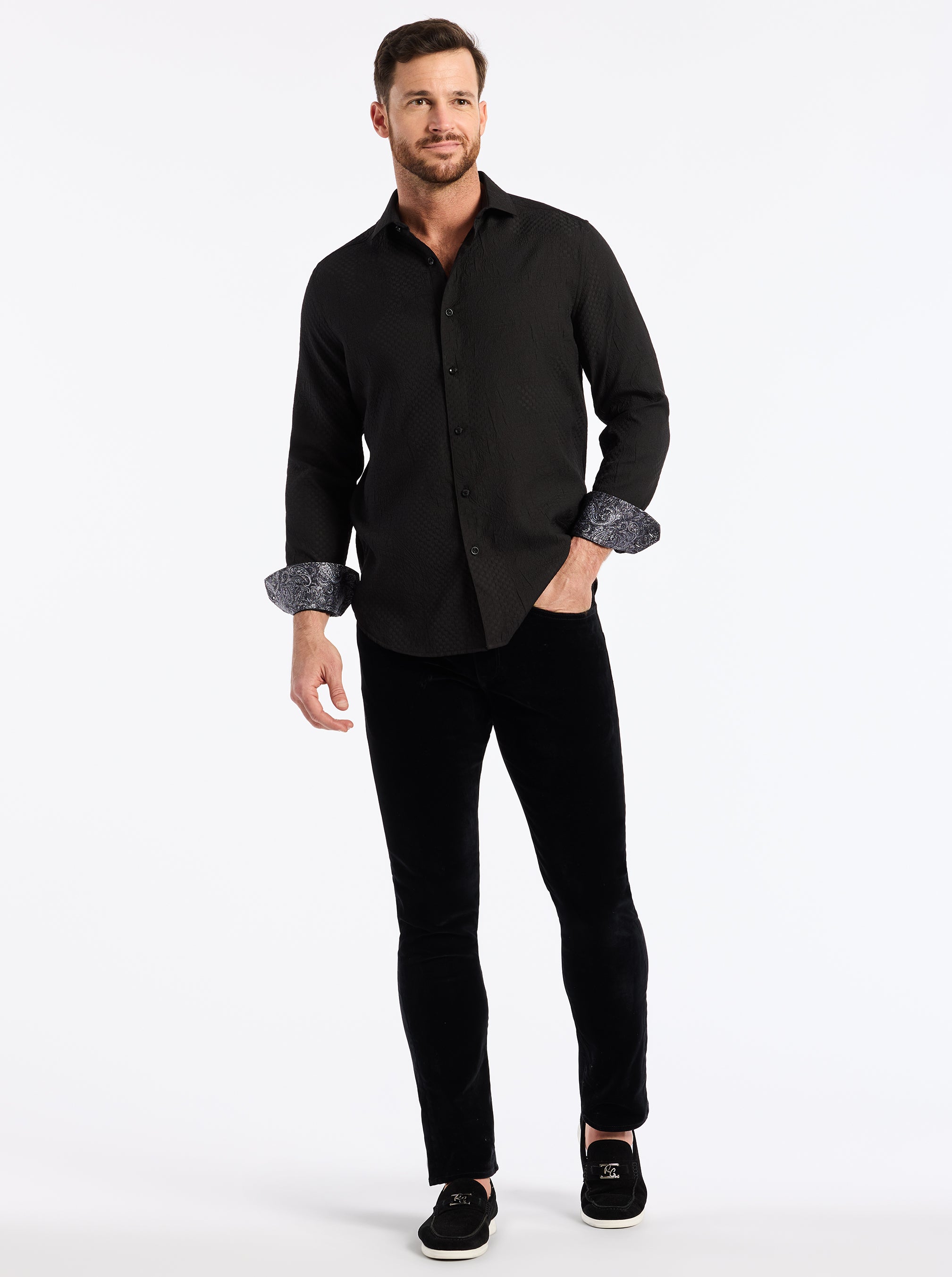 DEVONSHIRE LONG SLEEVE BUTTON DOWN SHIRT