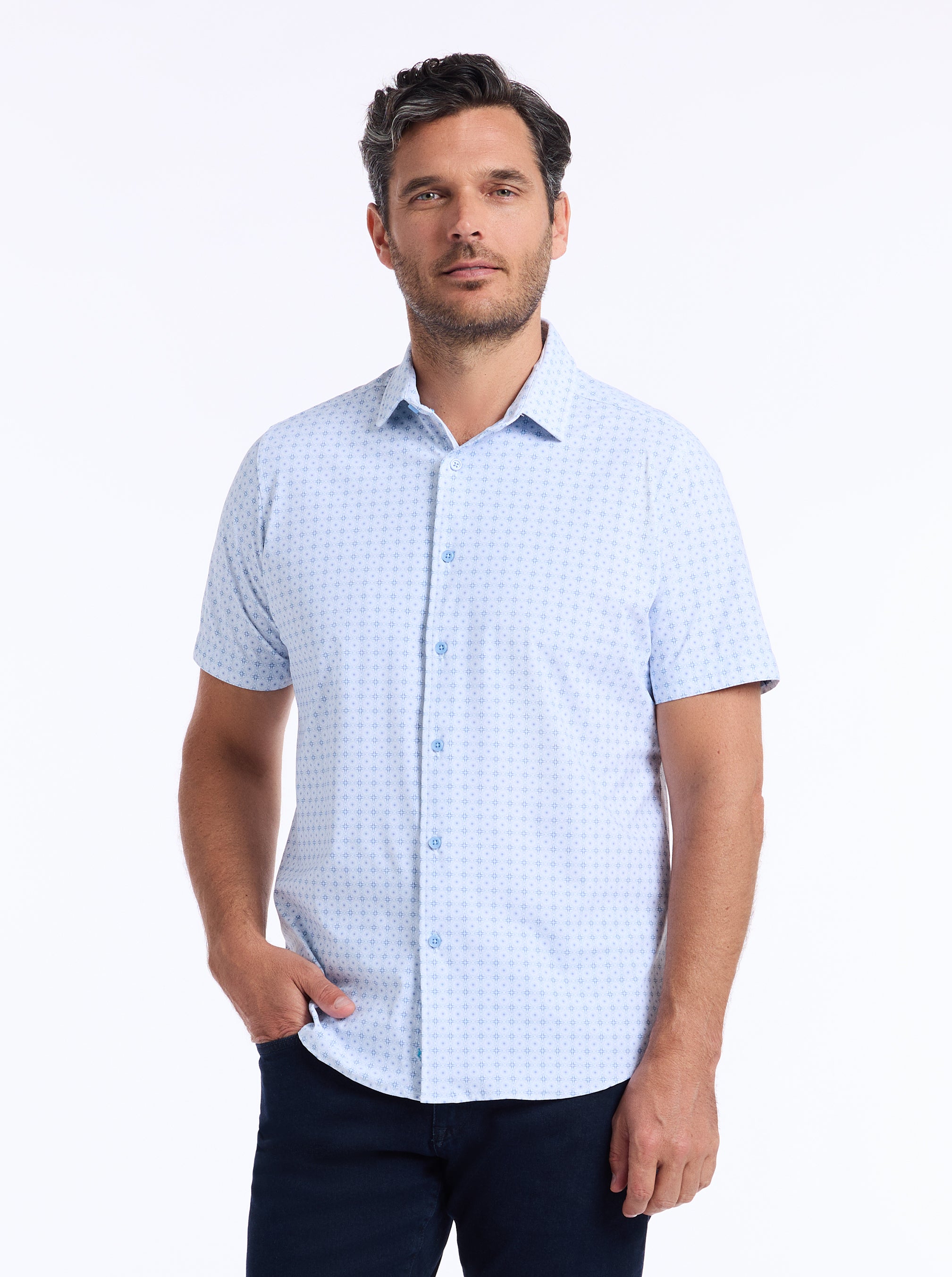 BROMPTON SHORT SLEEVE BUTTON DOWN SHIRT