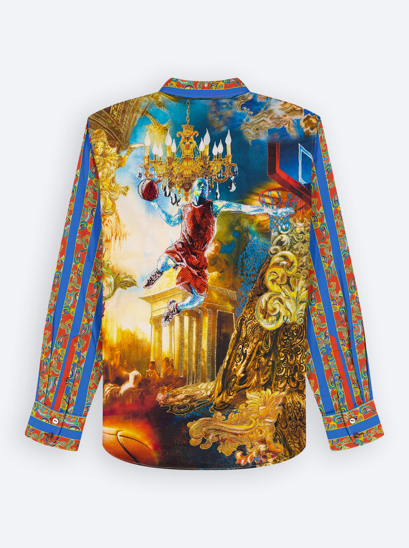 LIMITED EDITION COURTS OF KINGS LONG SLEEVE BUTTON DOWN SHIRT