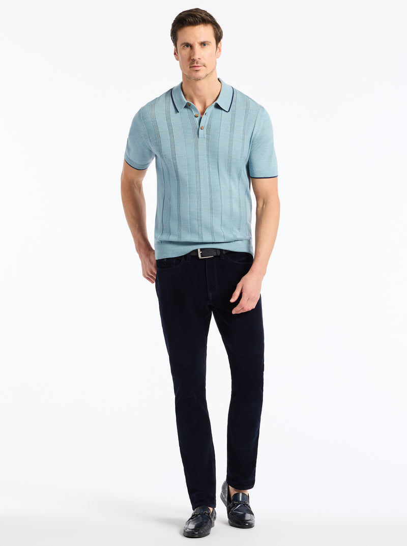 EDVAN SHORT SLEEVE SWEATER POLO