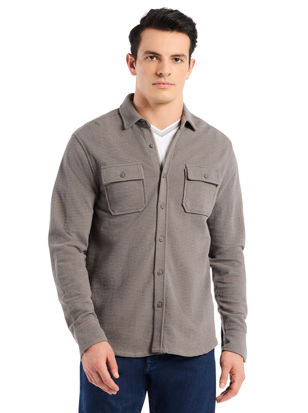 BRUNNER LONG SLEEVE KNIT SHIRT