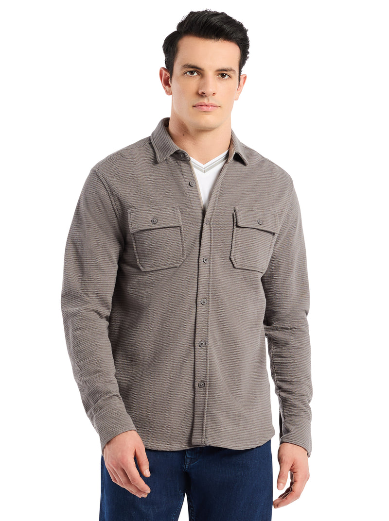 BRUNNER LONG SLEEVE KNIT SHIRT