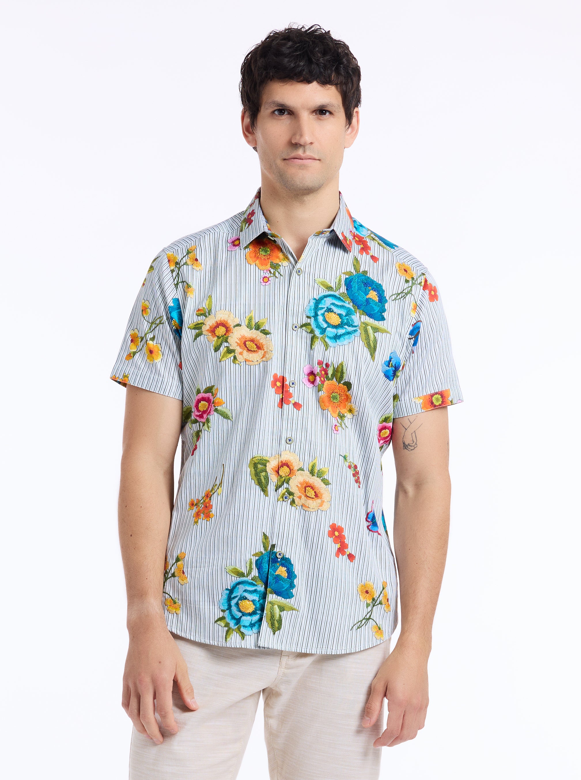 WALHAM SHORT SLEEVE BUTTON DOWN SHIRT