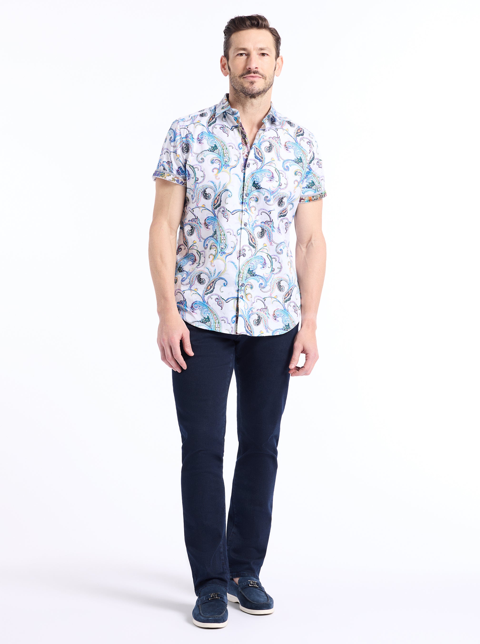 GRASSHOPPER 2 SHORT SLEEVE BUTTON DOWN SHIRT