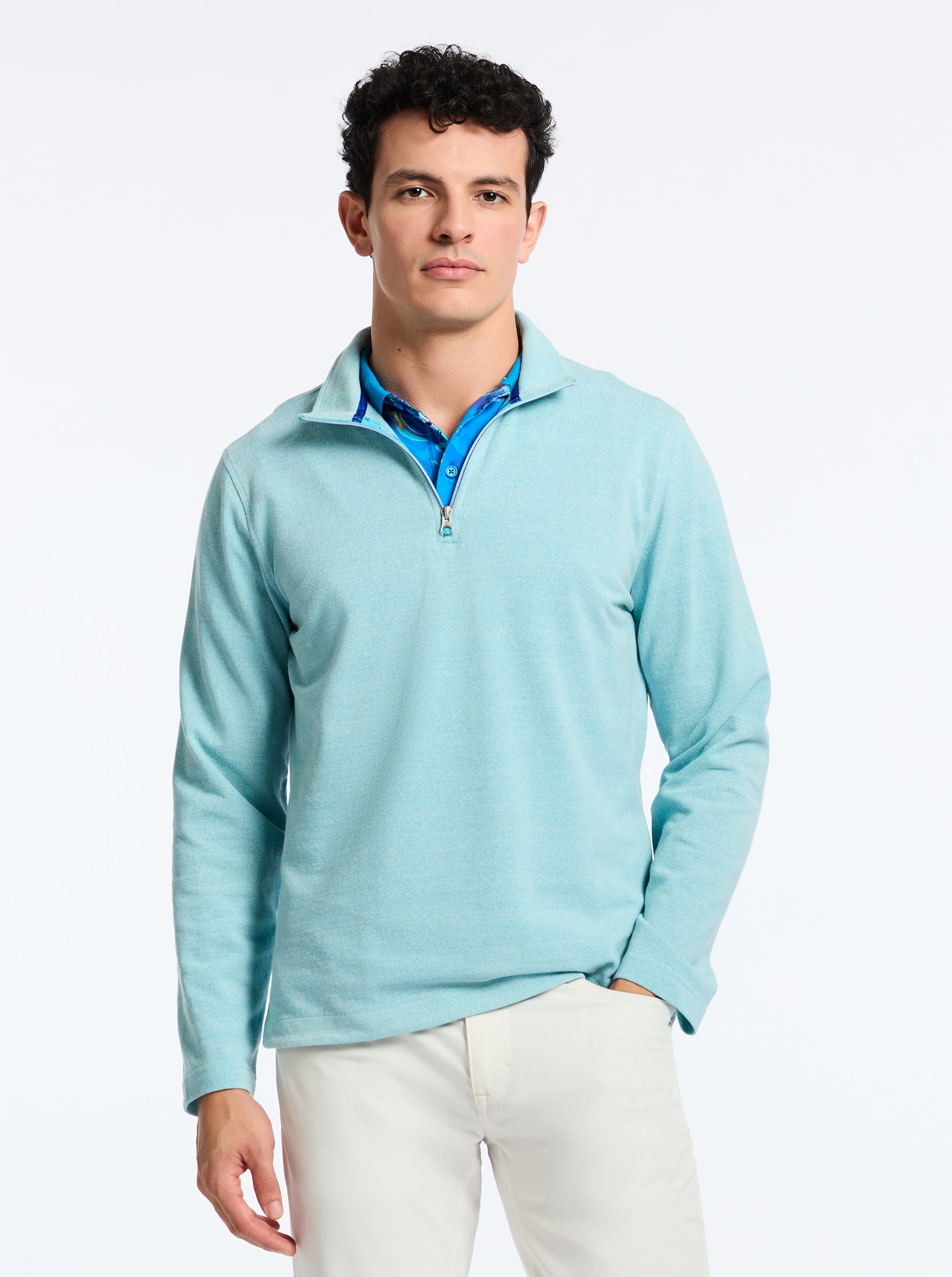 HOBSON LONG SLEEVE KNIT SHIRT