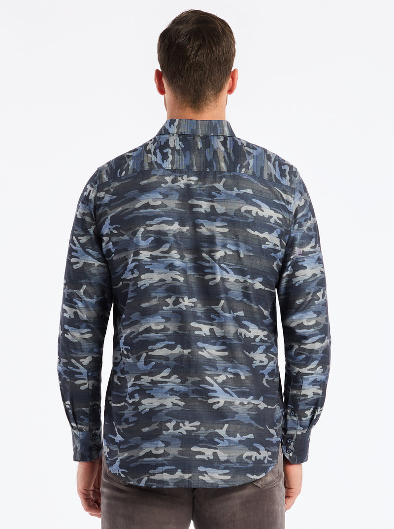 HARRINGTON LONG SLEEVE BUTTON DOWN SHIRT