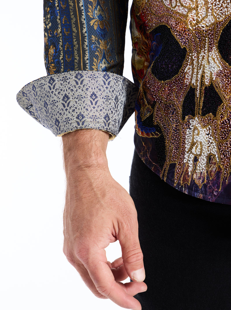 LIMITED EDITION RILEY'S LOBO LONG SLEEVE BUTTON DOWN SHIRT