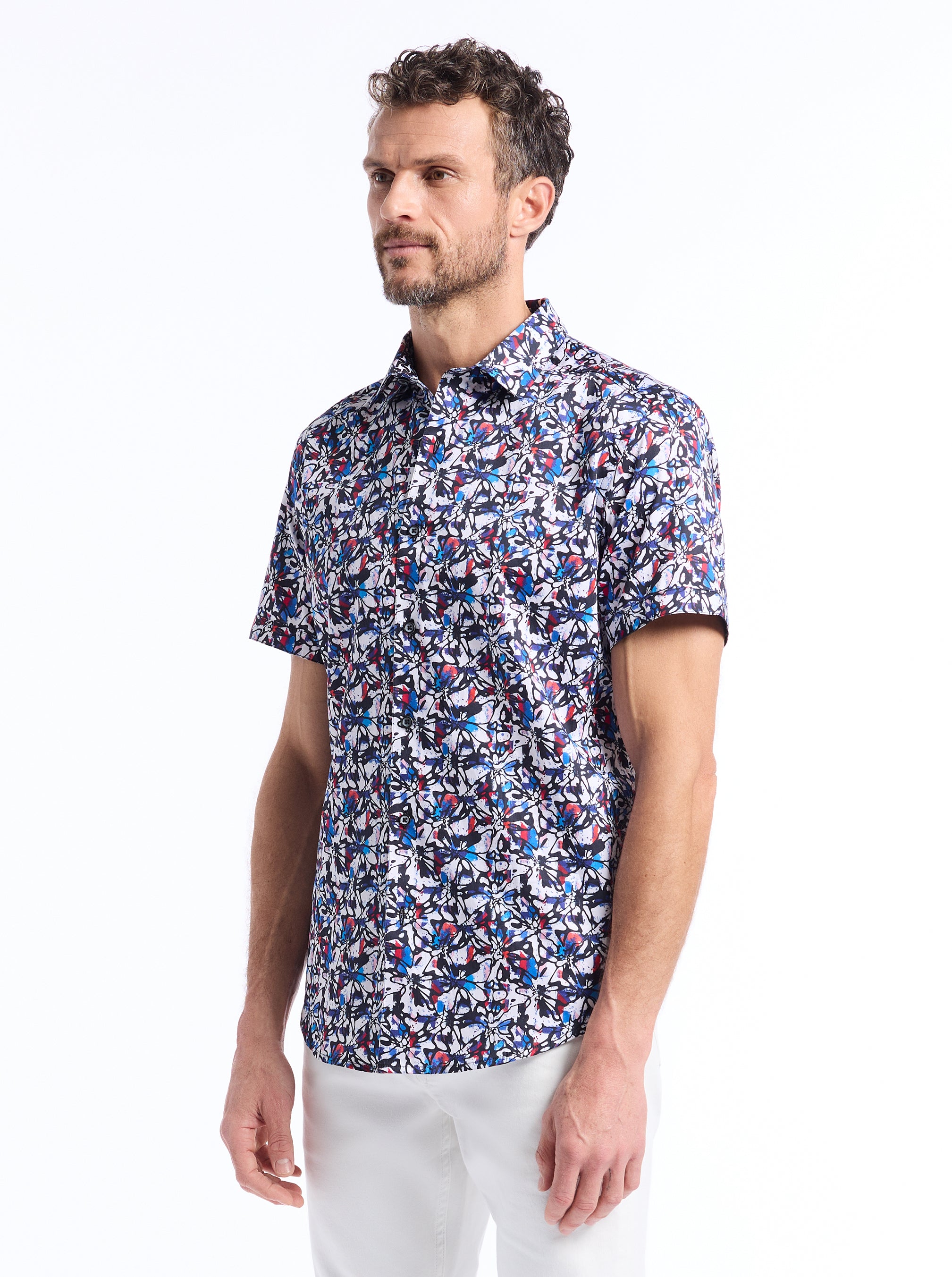 DOLWEN SHORT SLEEVE BUTTON DOWN SHIRT