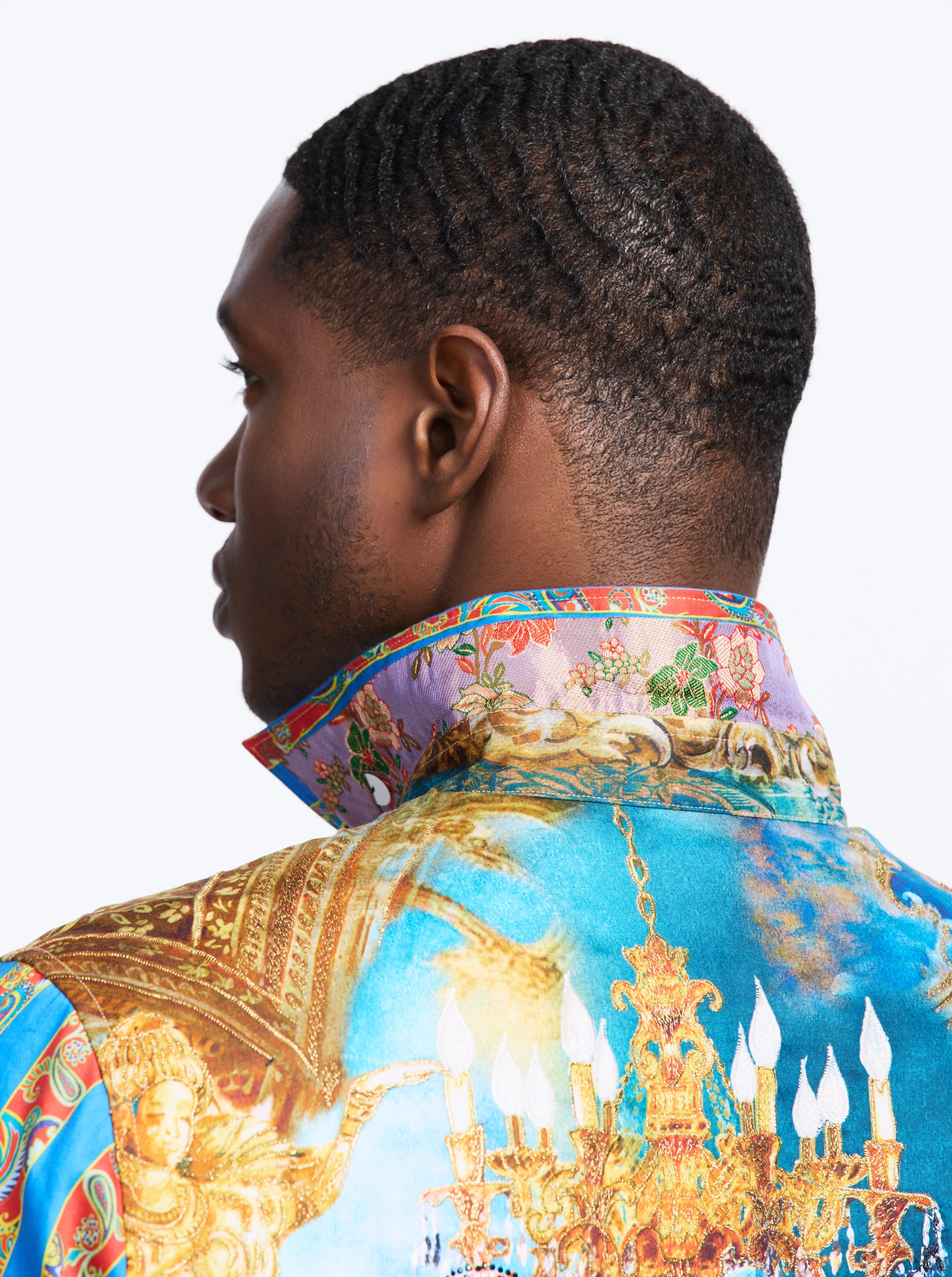 LIMITED EDITION COURTS OF KINGS LONG SLEEVE BUTTON DOWN SHIRT