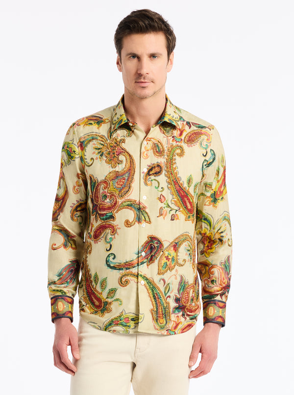 LIMITED EDITION BOCA DREAMS LONG SLEEVE BUTTON DOWN SHIRT