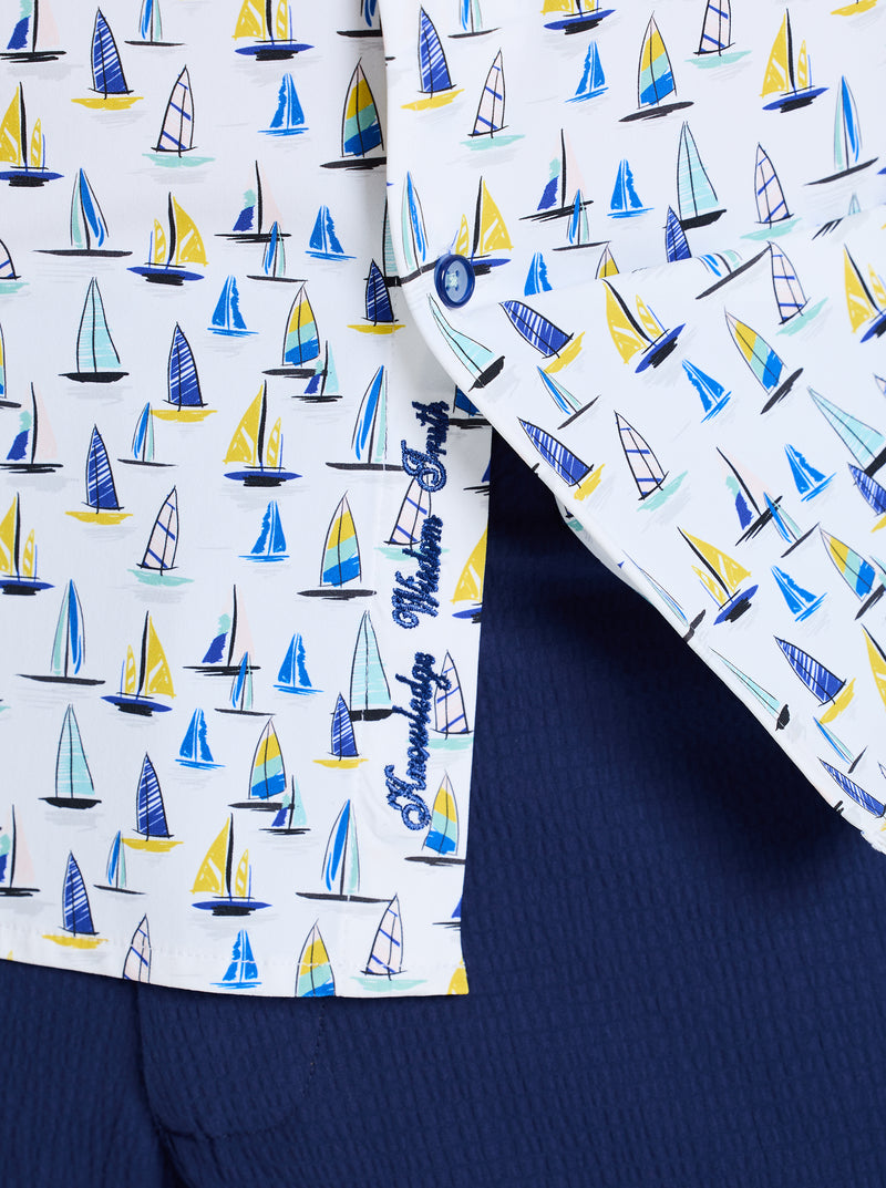 TRANS PACIFIC SHORT SLEEVE BUTTON DOWN SHIRT