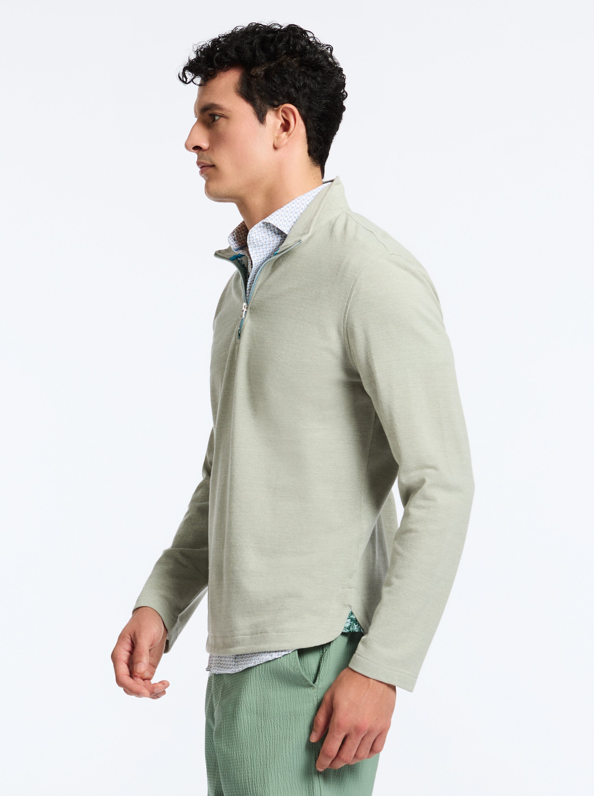 HOBSON LONG SLEEVE KNIT SHIRT
