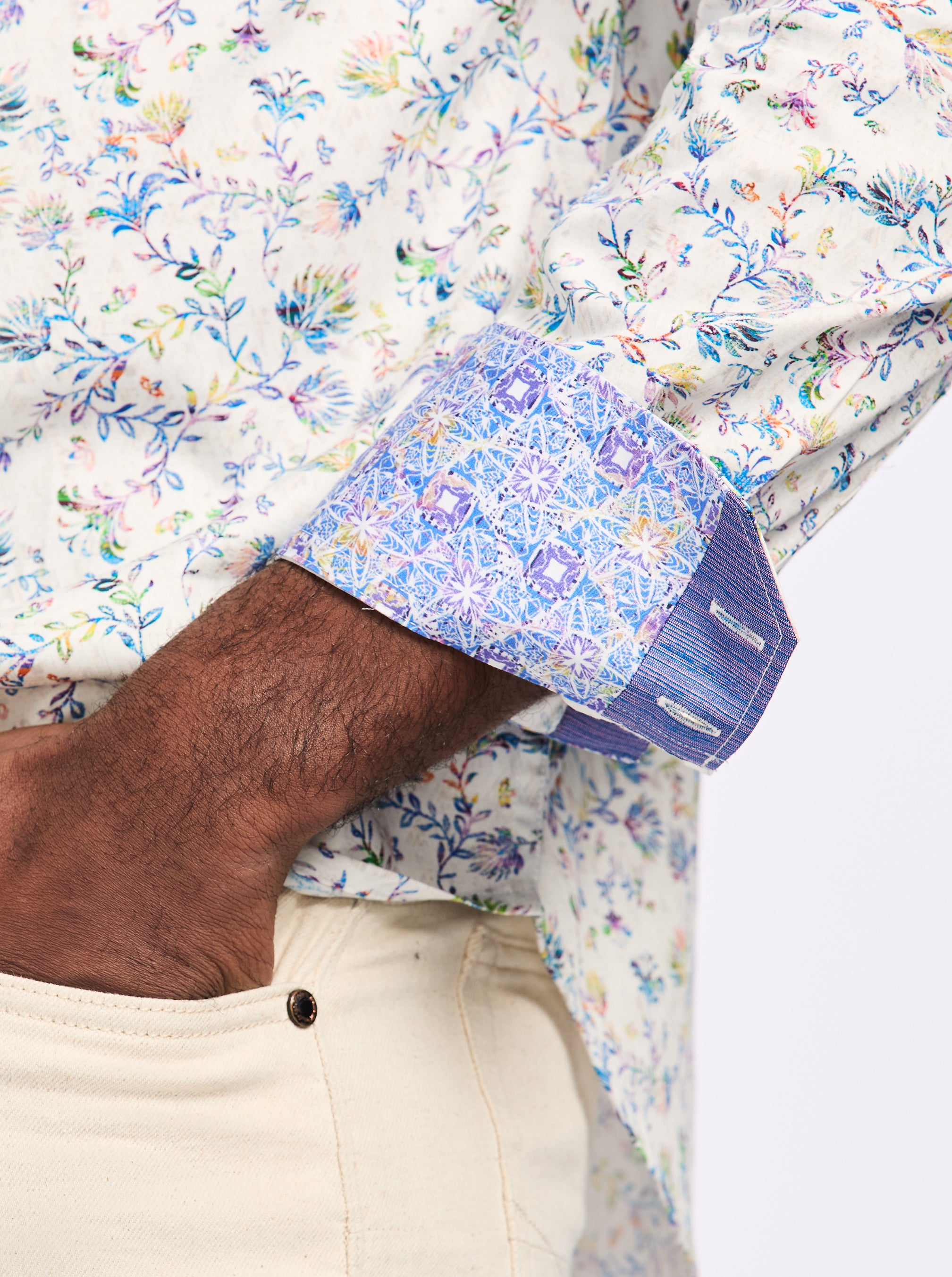 CARMO LONG SLEEVE BUTTON DOWN SHIRT