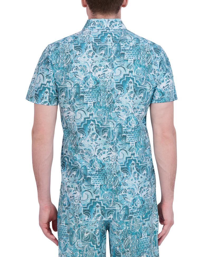 SHORT SLEEVE BUTTON DOWN SHIRT