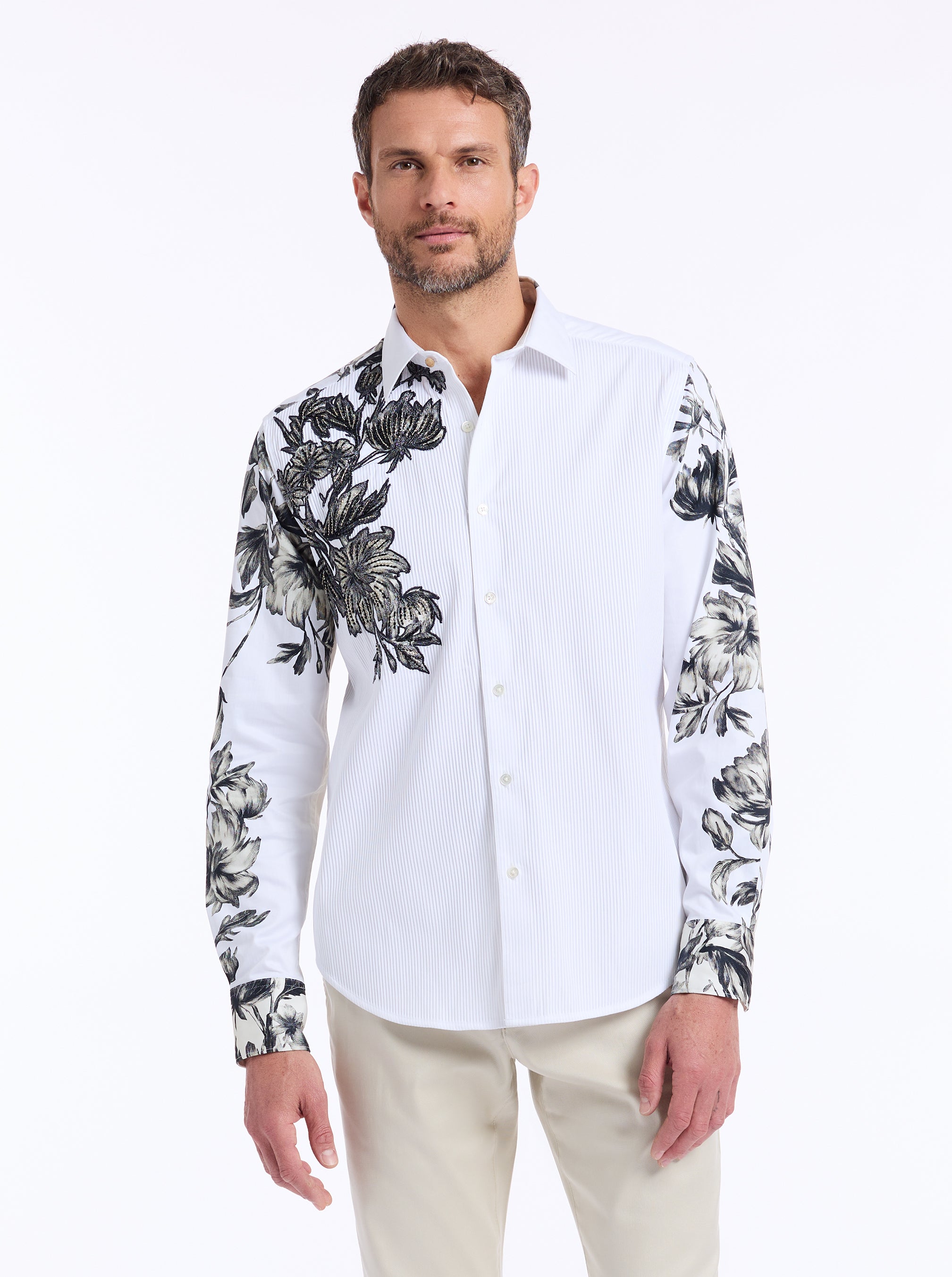 LIMITED EDITION THE BUD LONG SLEEVE BUTTON DOWN SHIRT TALL