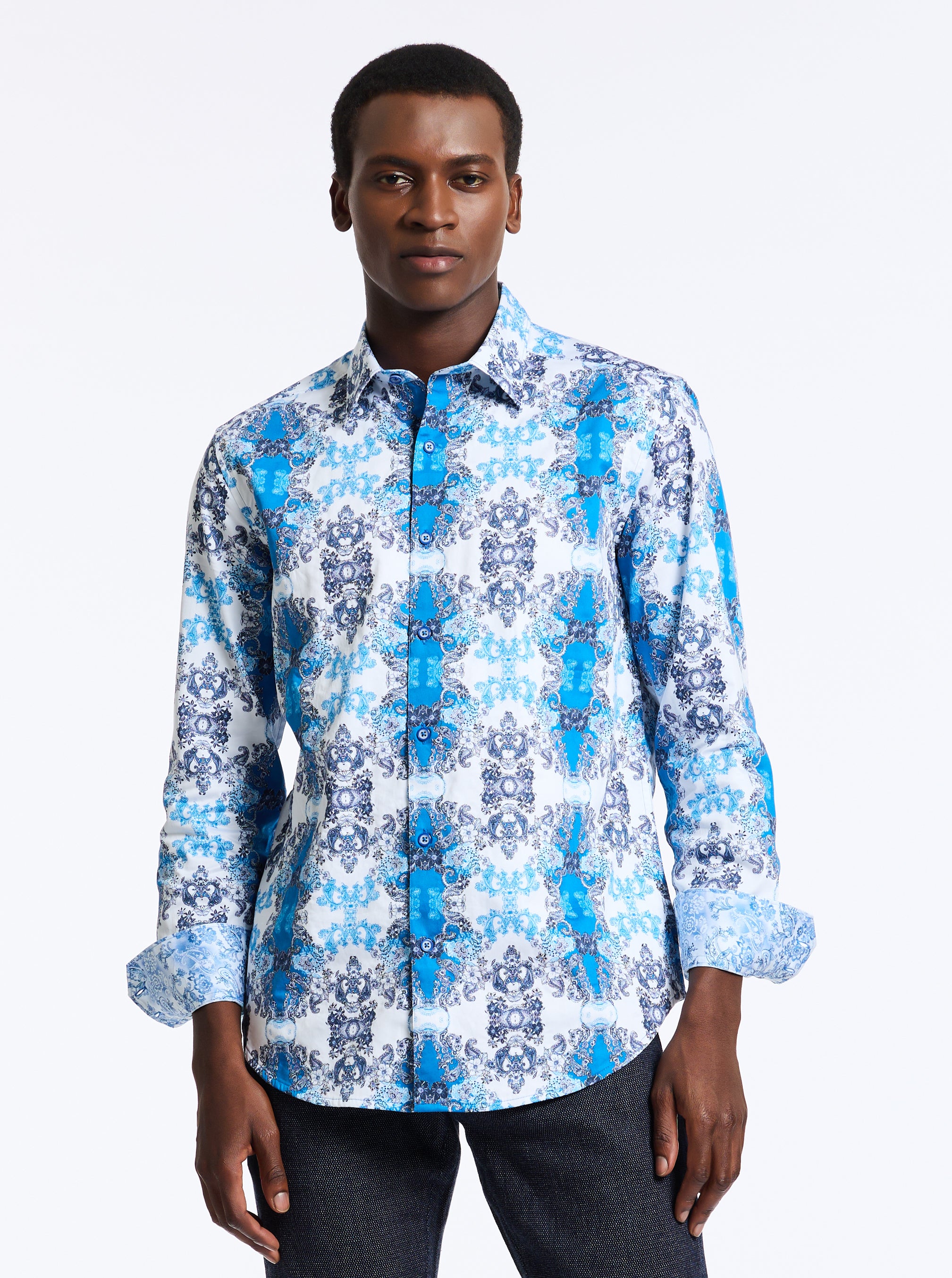 MELCHOR LONG SLEEVE BUTTON DOWN SHIRT