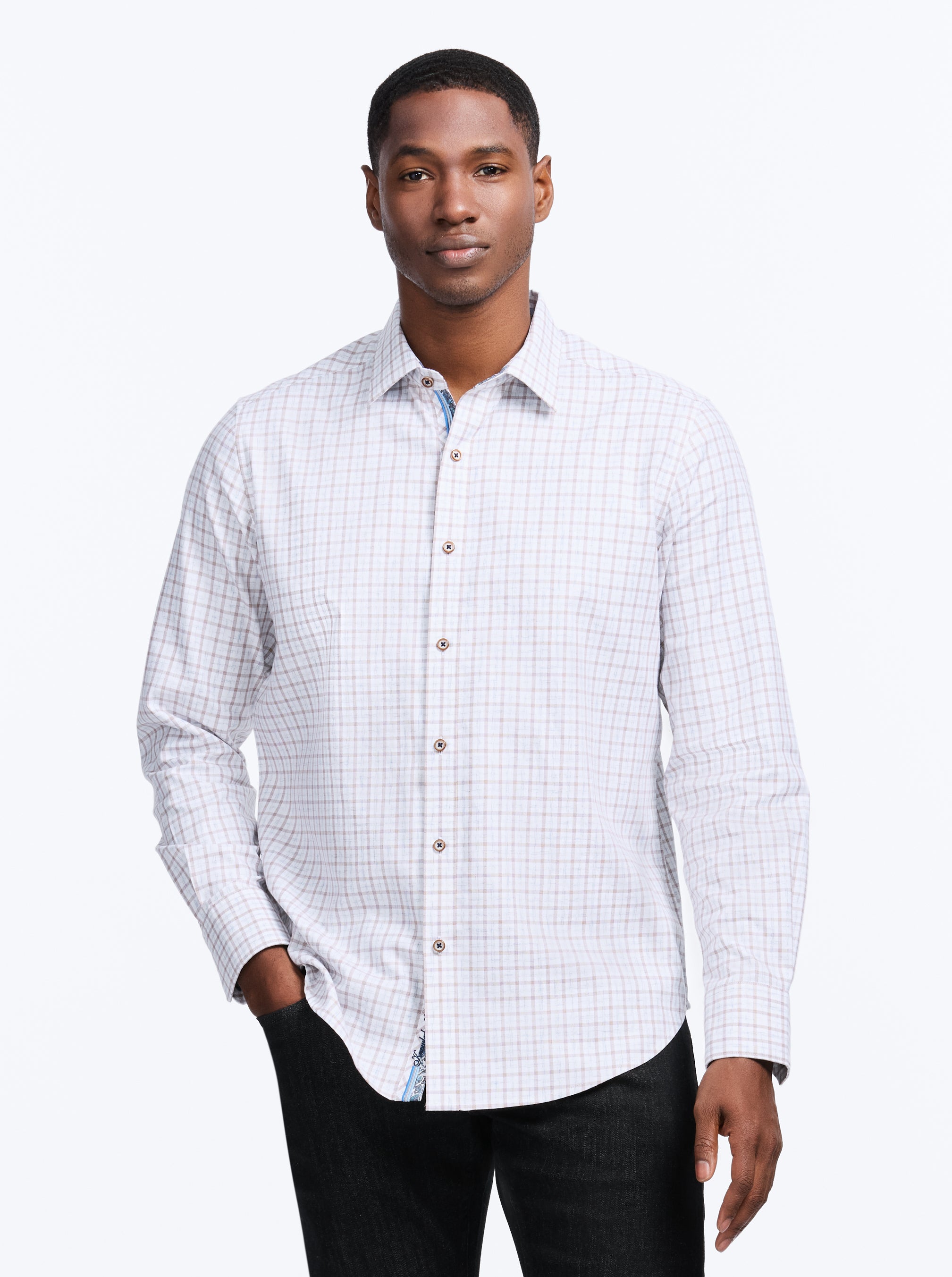 DARRINGTON LONG SLEEVE BUTTON DOWN SHIRT
