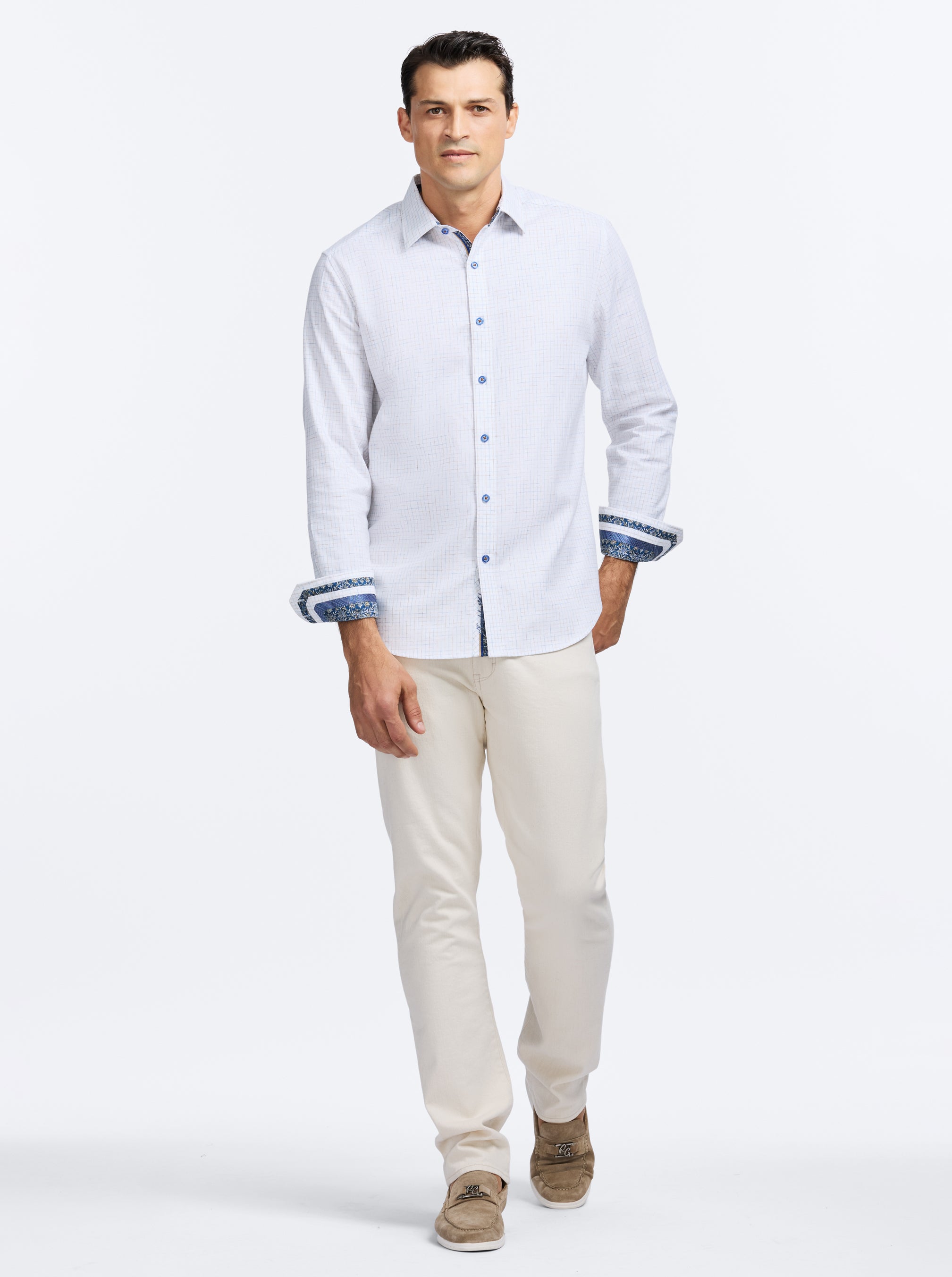 CAMDEN LONG SLEEVE BUTTON DOWN SHIRT