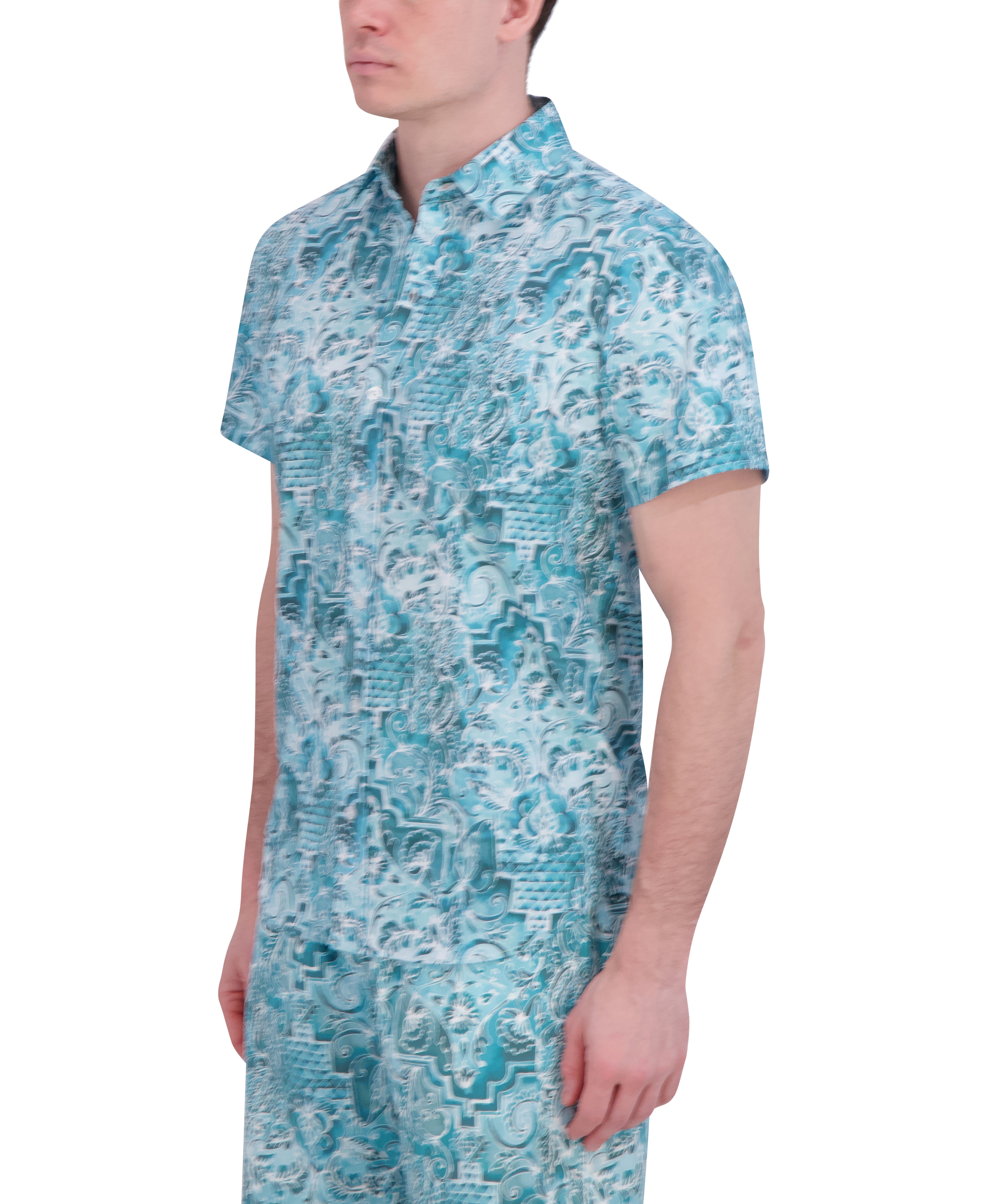 SHORT SLEEVE BUTTON DOWN SHIRT