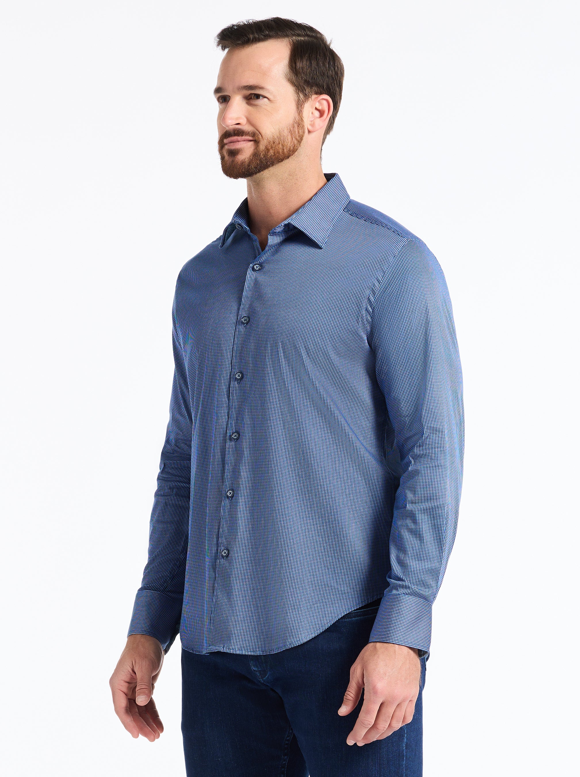 CORTLAND LONG SLEEVE BUTTON DOWN SHIRT