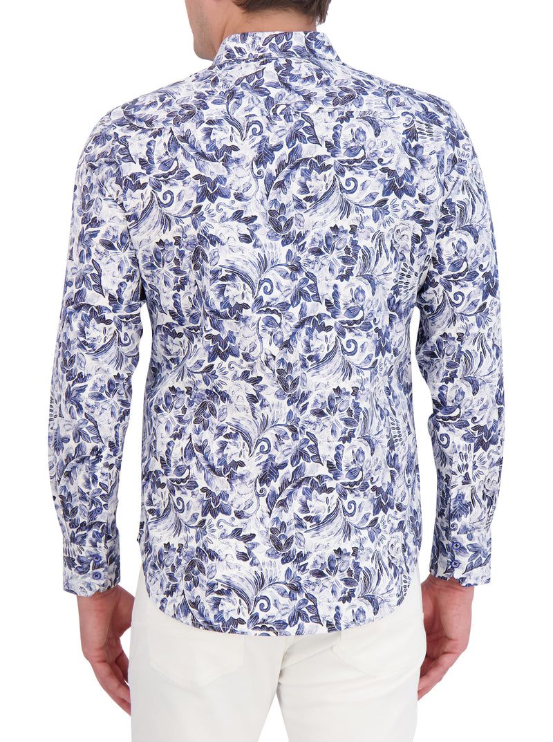 SANTA CRUZ LONG SLEEVE BUTTON DOWN SHIRT BIG