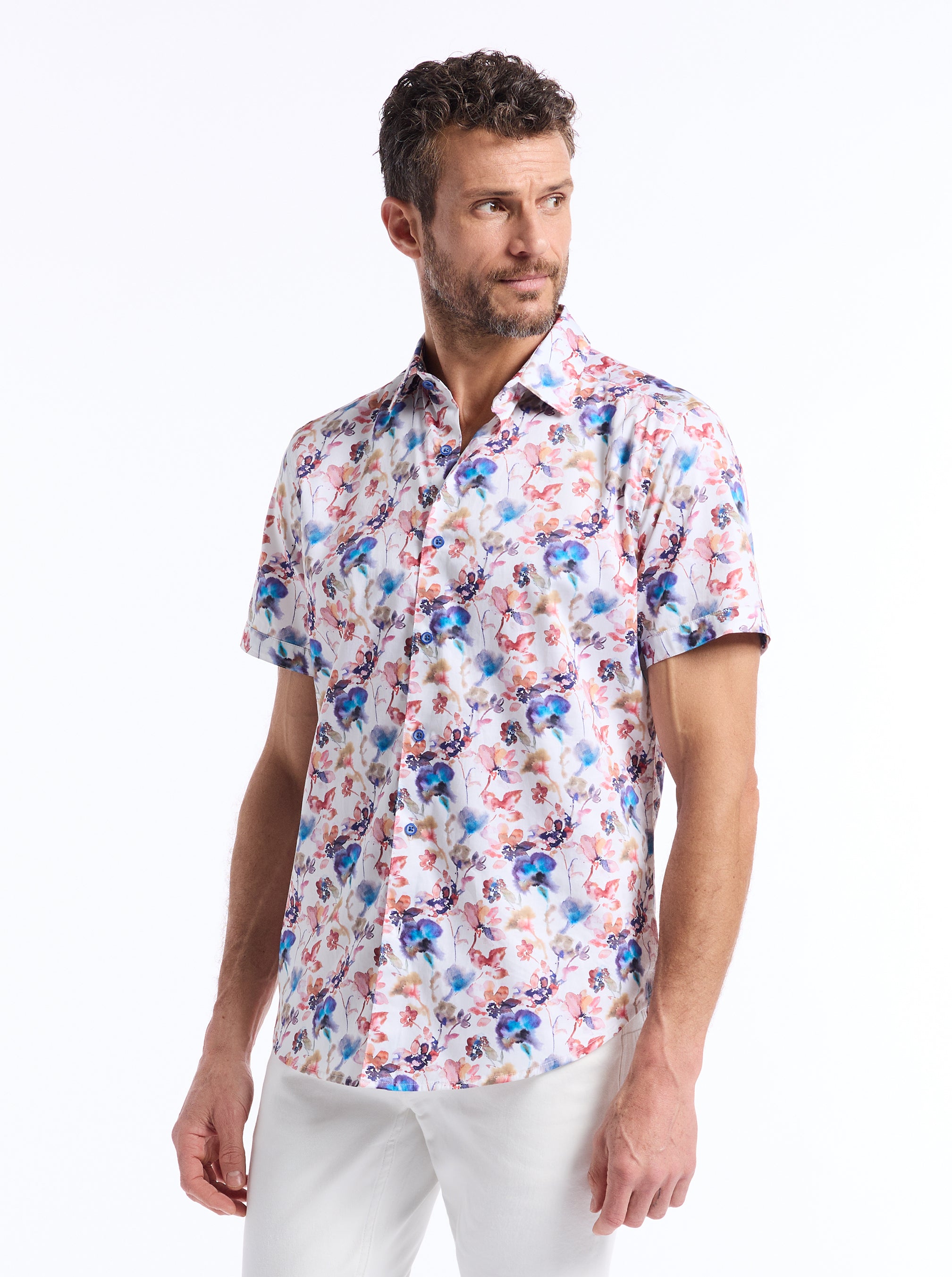 NORBY SHORT SLEEVE BUTTON DOWN SHIRT