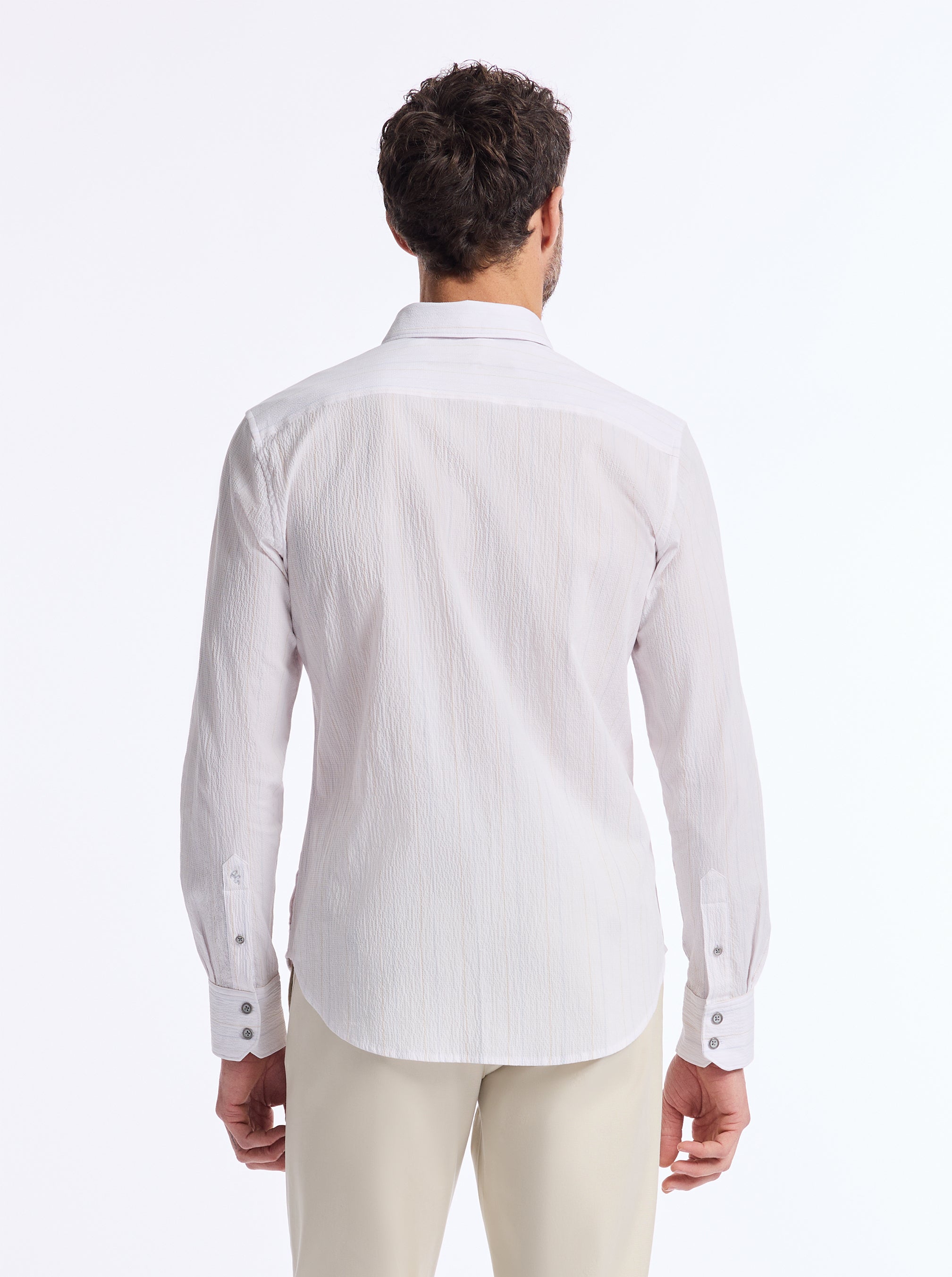 REABROOK LONG SLEEVE BUTTON DOWN SHIRT