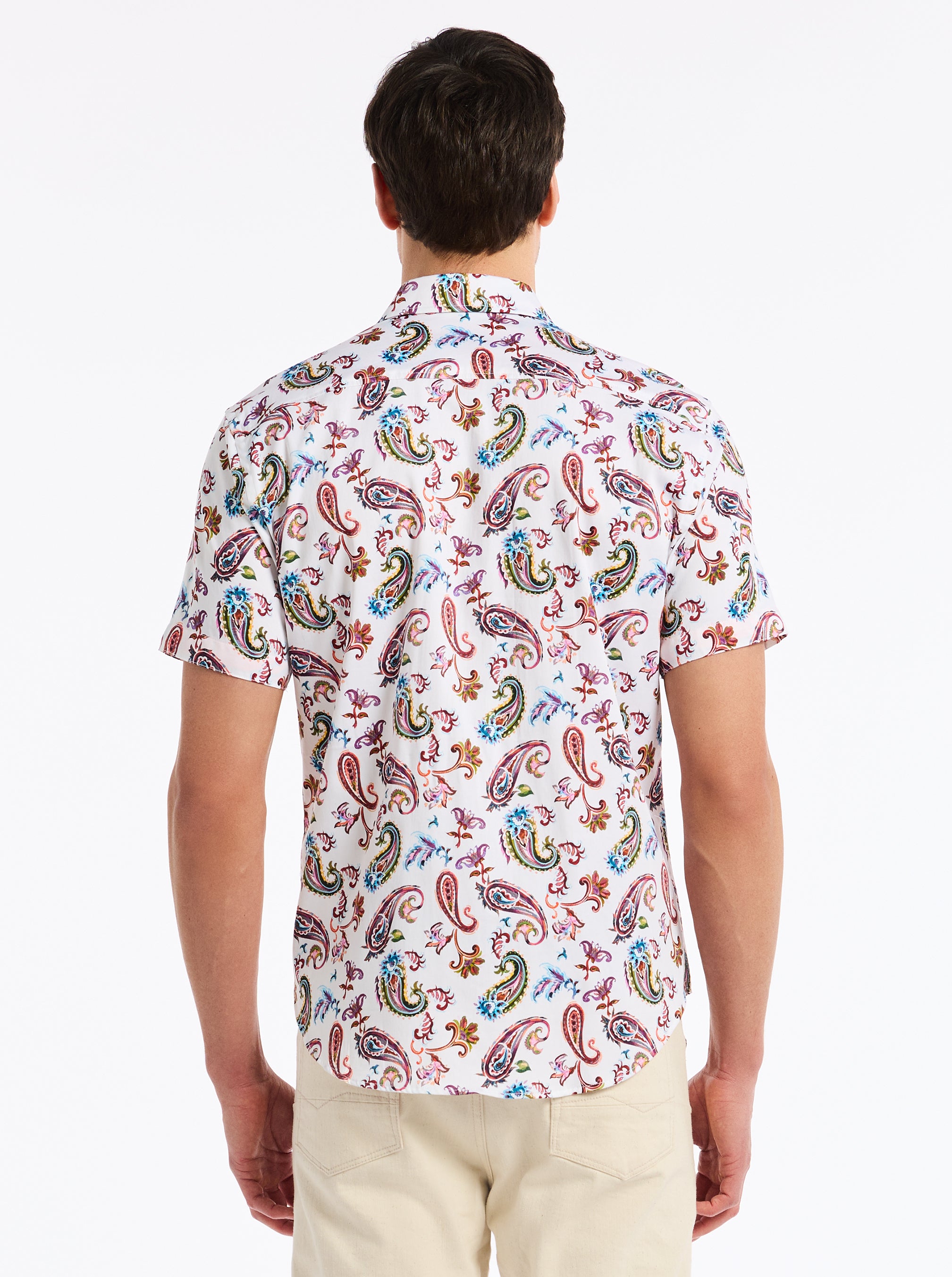 TANGIER SHORT SLEEVE BUTTON DOWN SHIRT